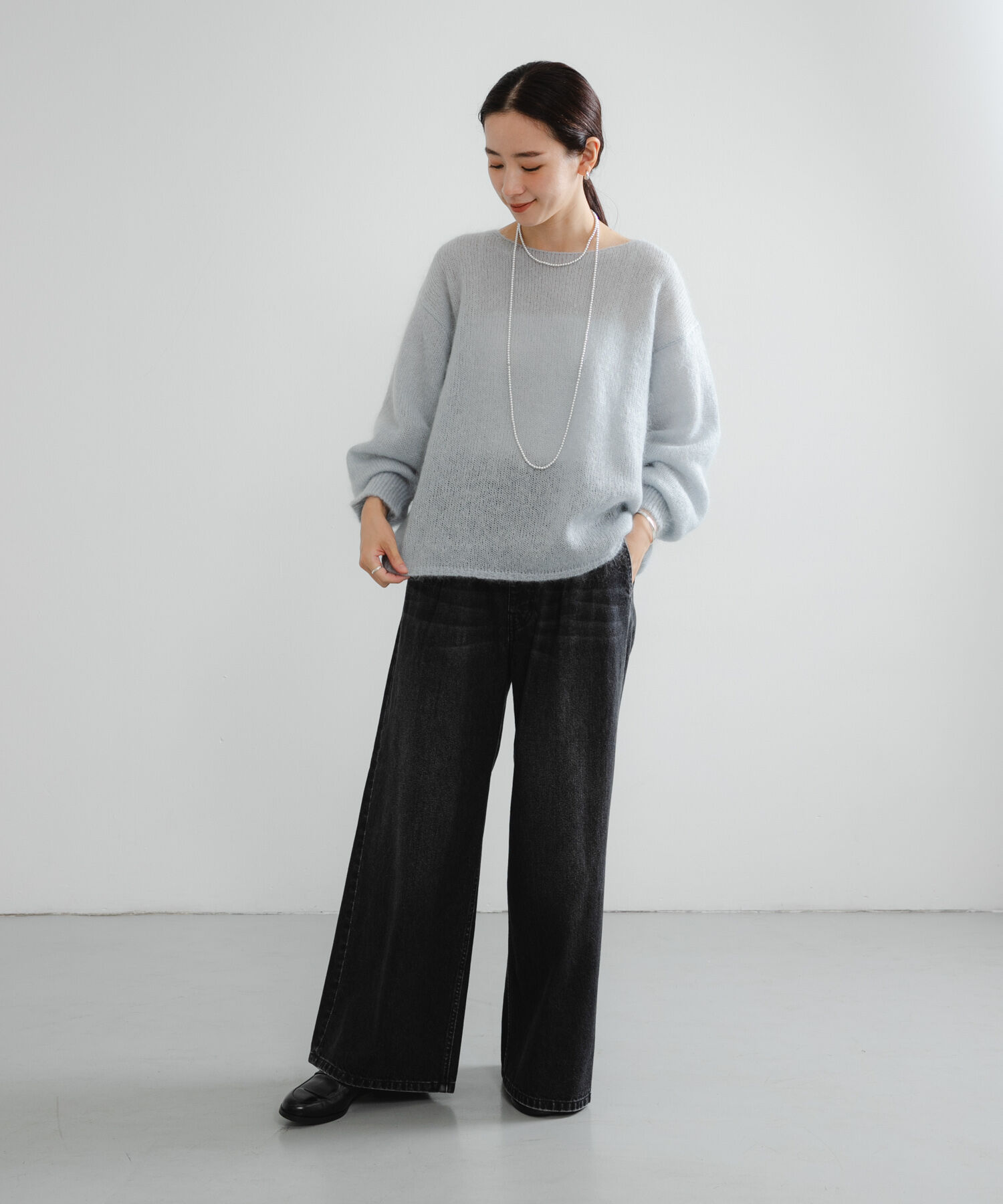 URBAN RESEARCH「ヘアリールーズニット」|ニット・セーター|