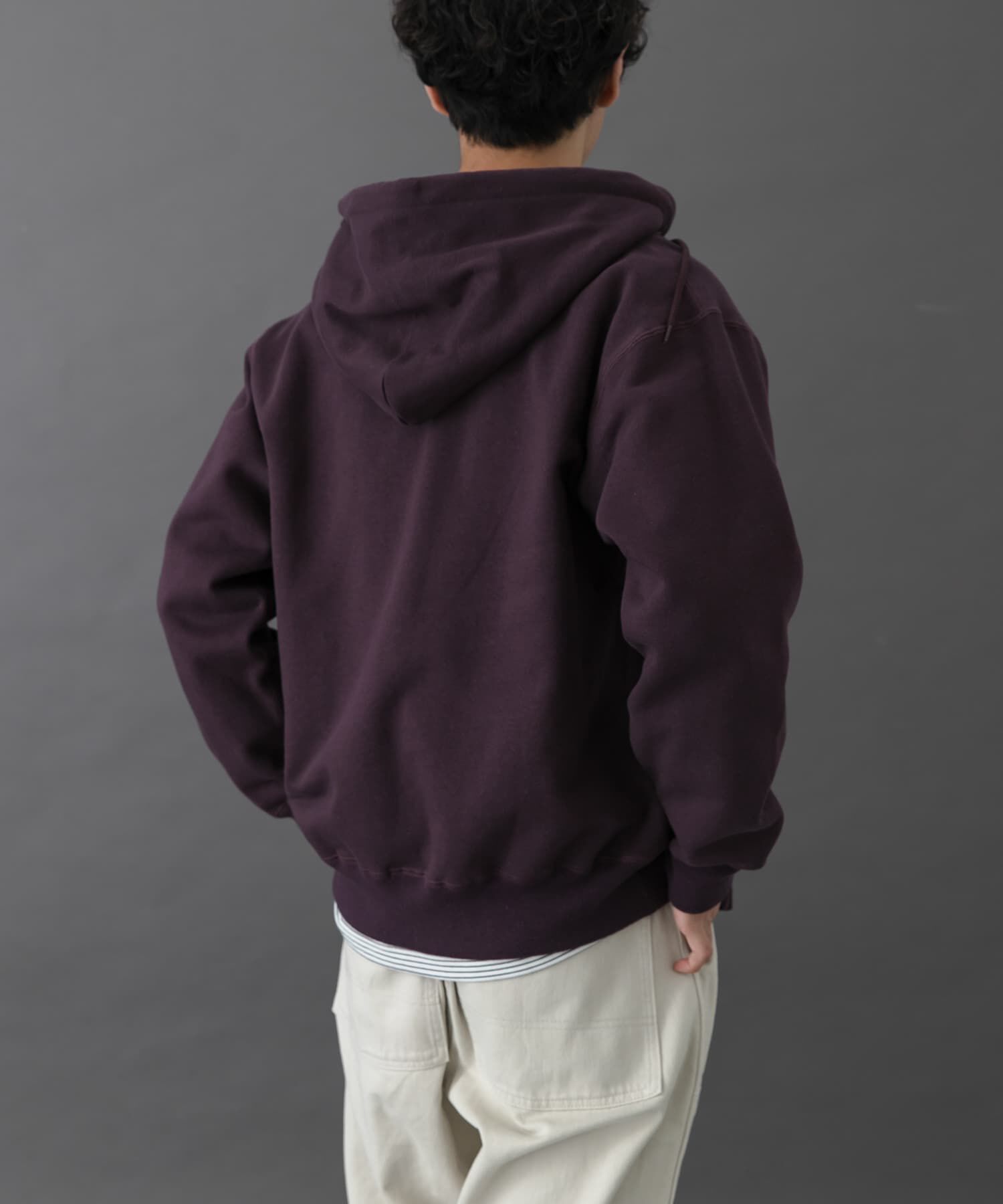 URBAN RESEARCH DOORS「FORK&SPOON　リサイクルコットン裏毛ジップフーディー」|パーカー|