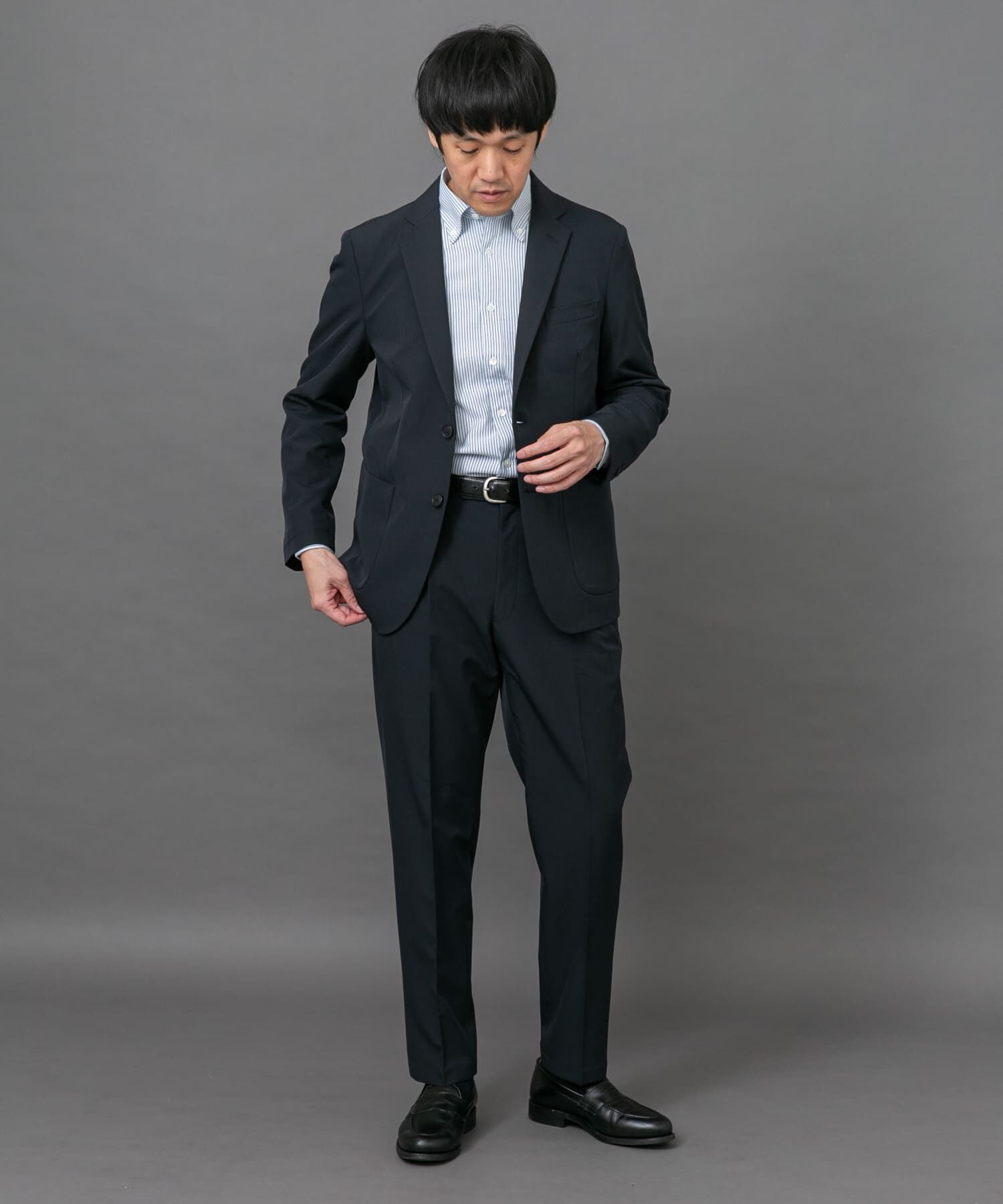 URBAN RESEARCH DOORS「LIFE STYLE TAILOR　4WAYストレッチメランジパンツ」|スラックス|