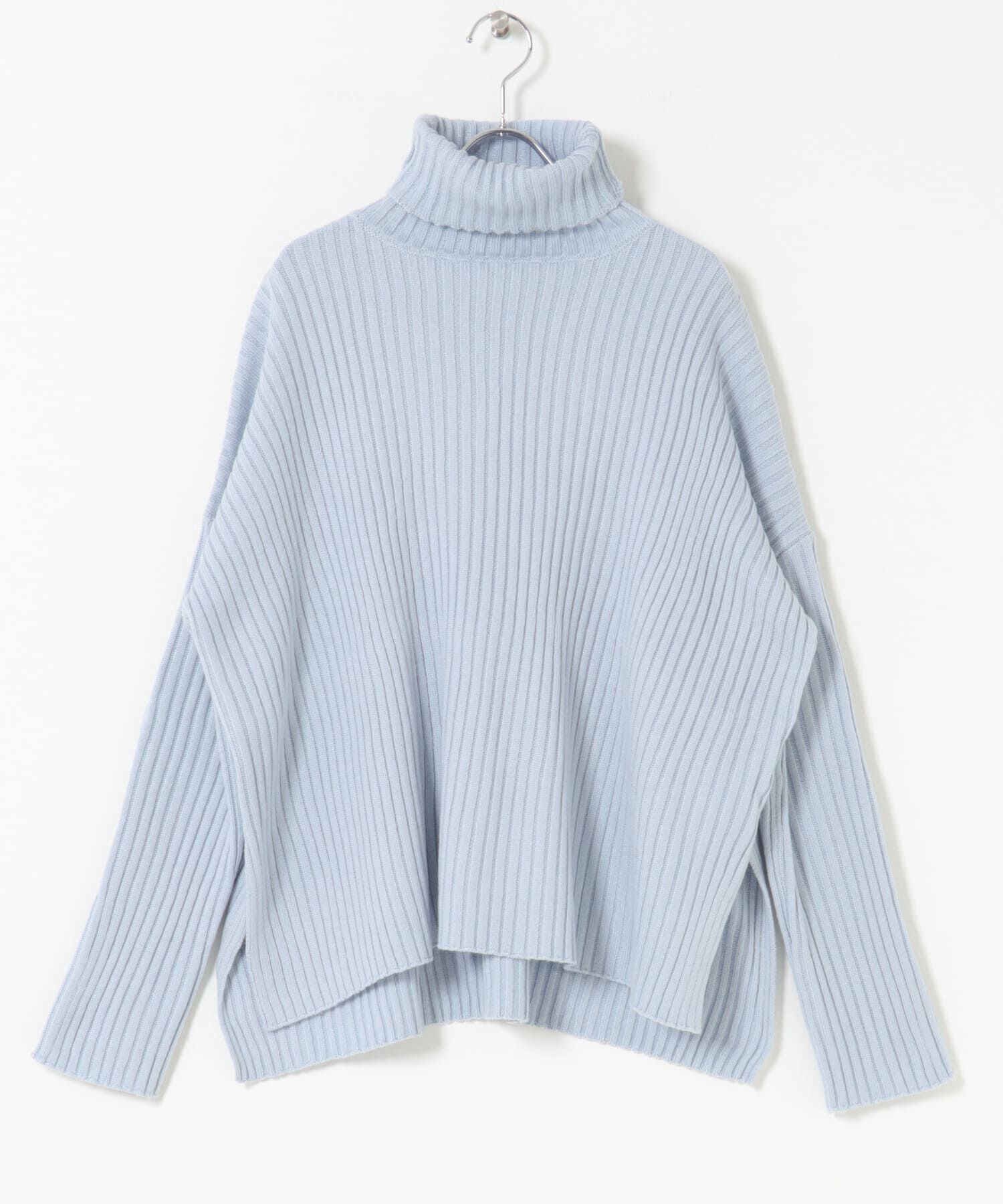 URBAN RESEARCH ROSSO「マシーンウォッシュ ワイドリブニット」|ニット・セーター|