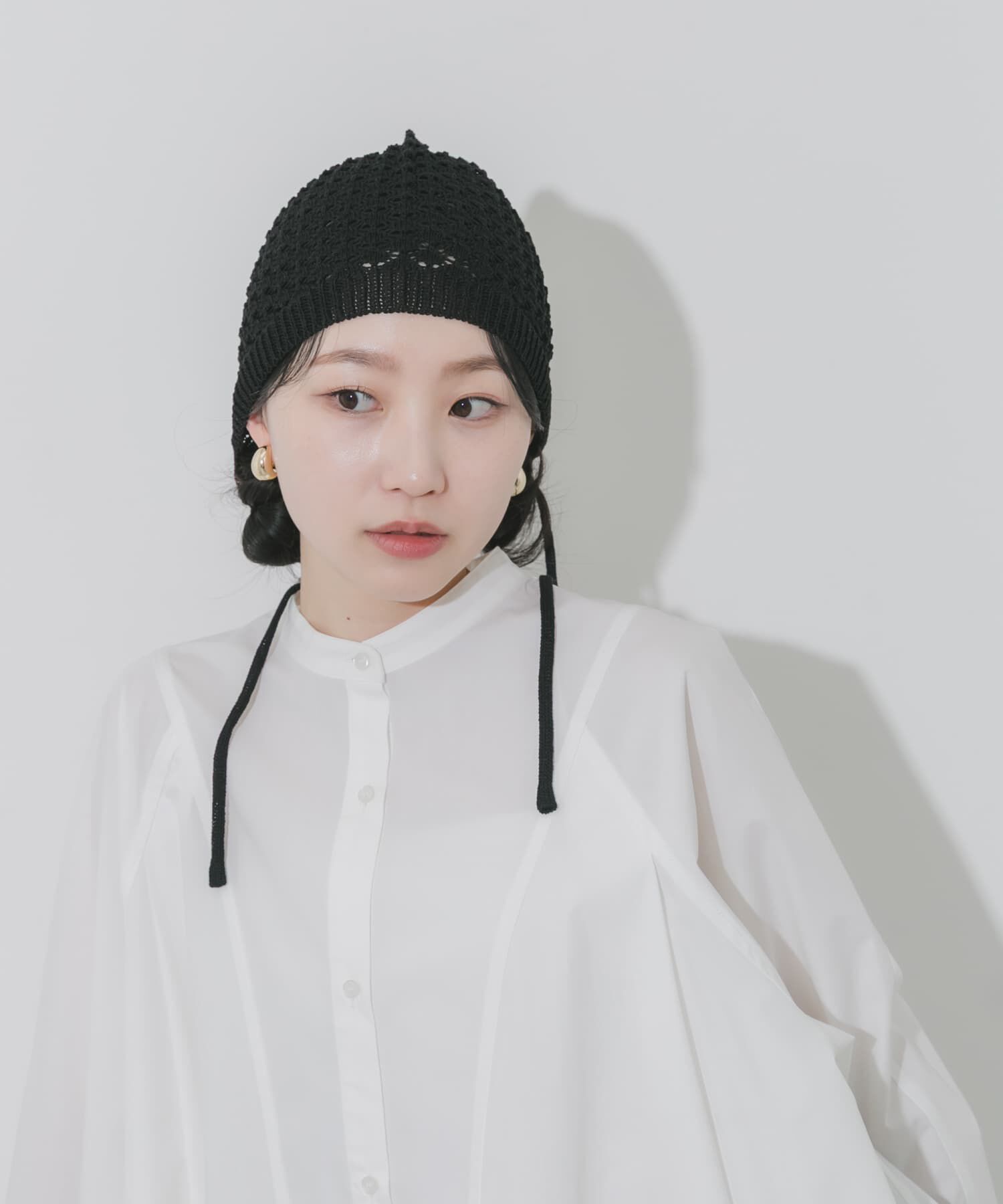 SMELLY「ニットボンネット」|ニット帽|