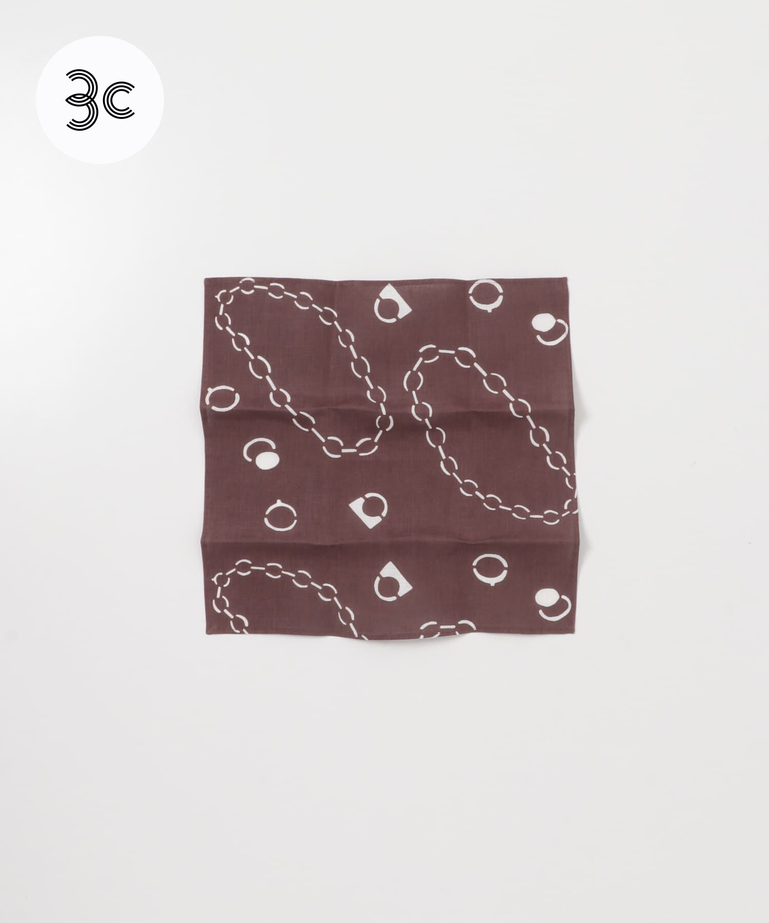 URBAN RESEARCH「『別注』山崎菜穂子&times;URBAN RESEARCH　ハンカチ（箱付き）」|ハンカチ|ブラウン