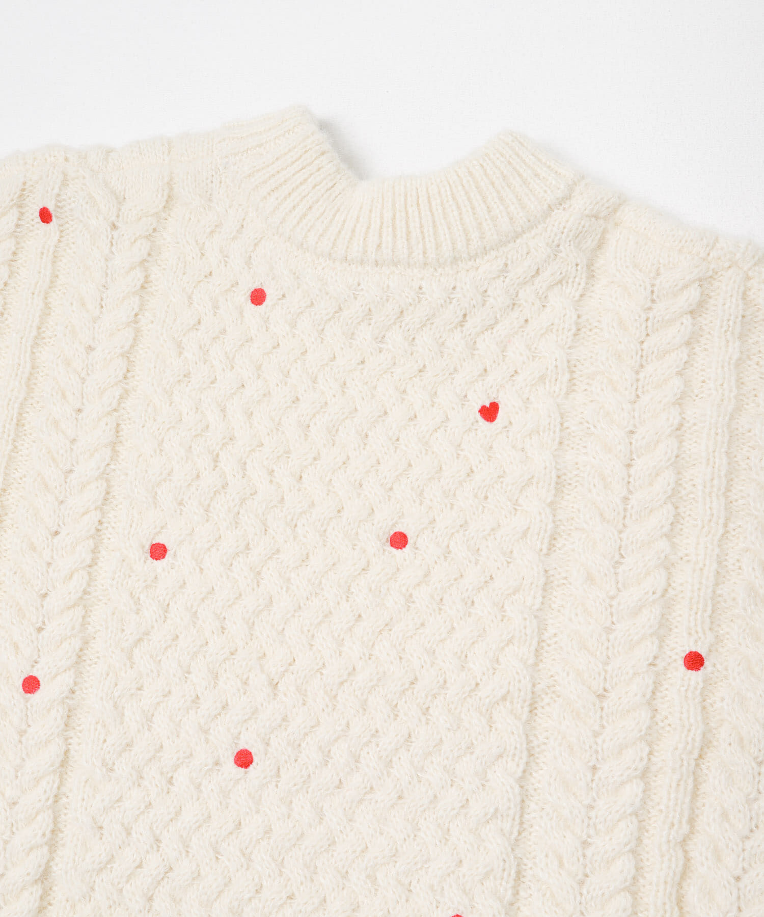 Sonny Label 「刺繍ケーブルニット」|ニット・セーター|