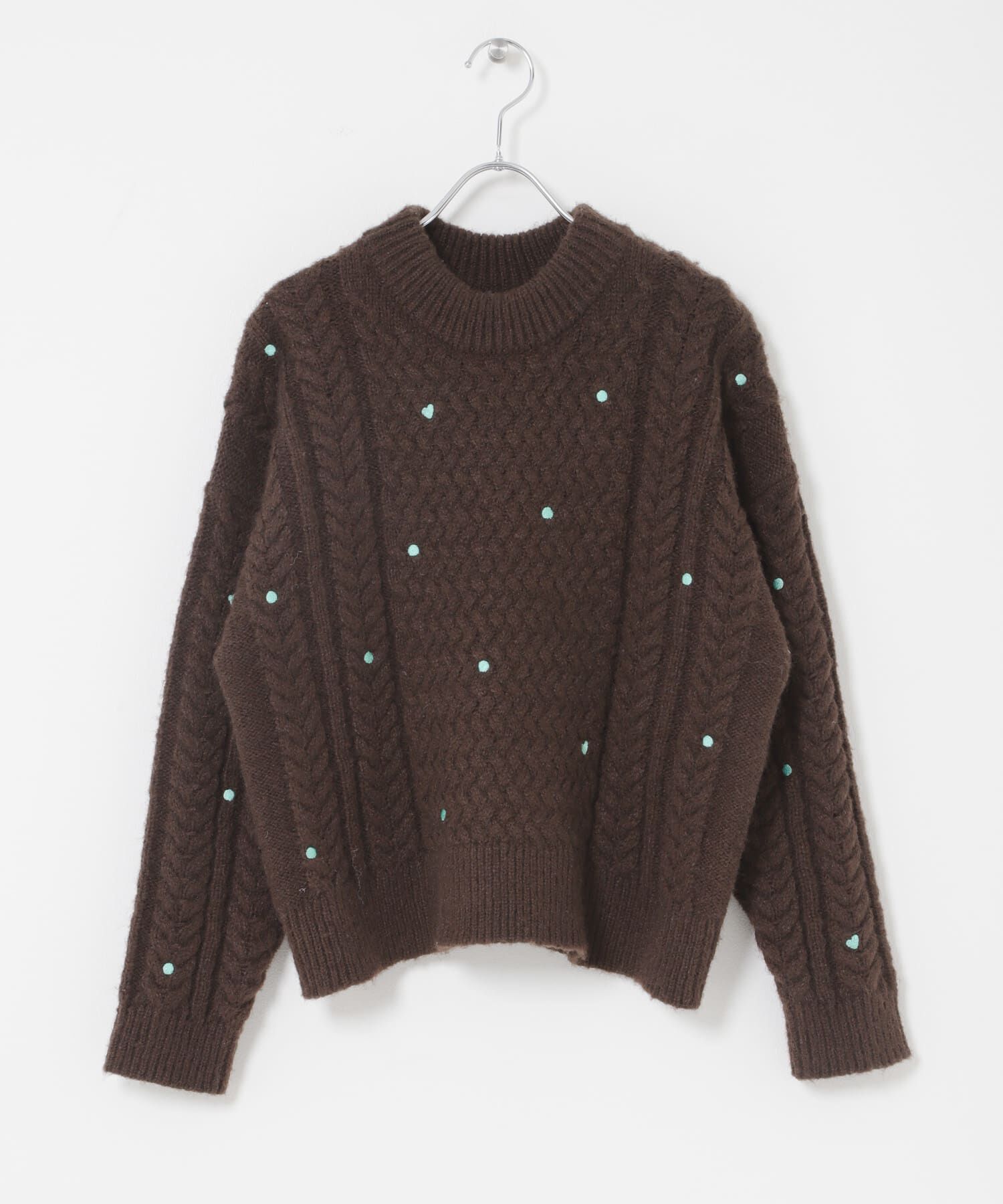 Sonny Label 「刺繍ケーブルニット」|ニット・セーター|