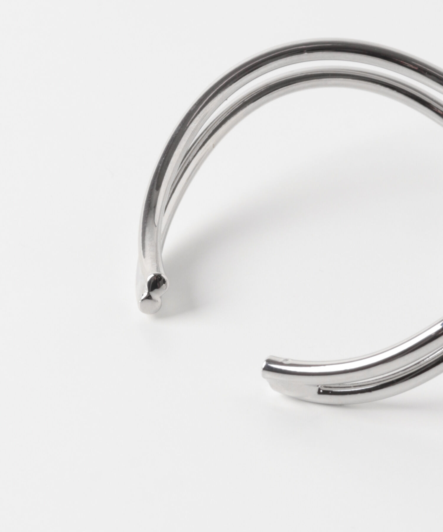 SMELLY「ダブルラインウェーブバングル」|ブレスレット・バングル|