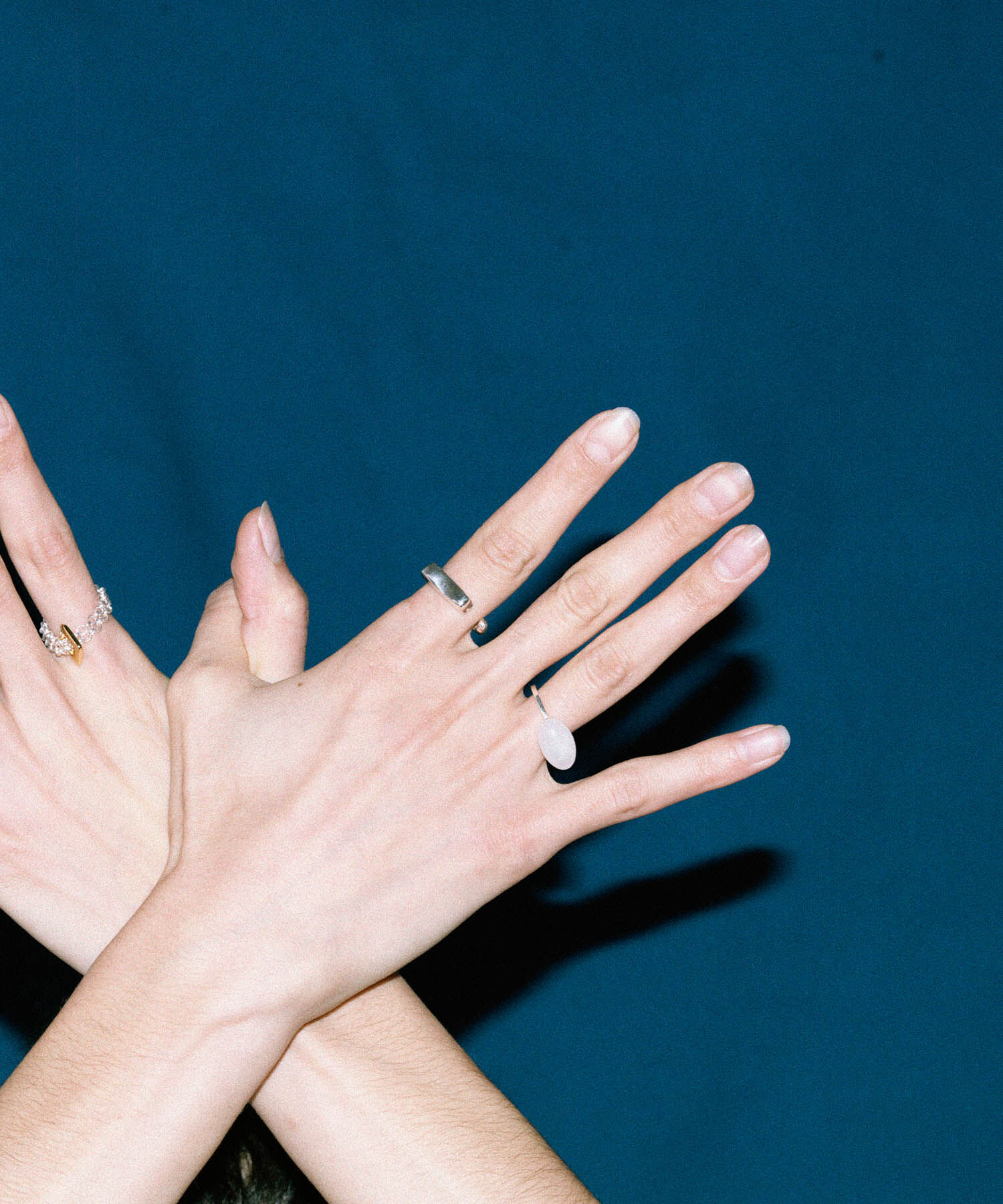 SMELLY「SMELLY so&rsquo;　oval white jade ring」|リング|