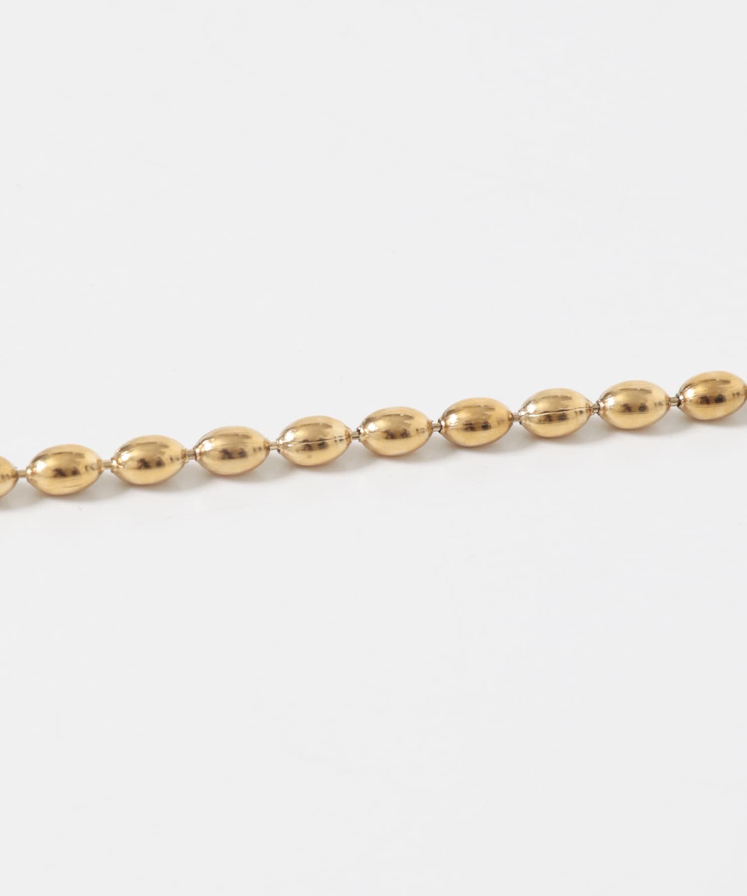 SMELLY「ステンレスオーバルボールチェーンネックレス」|ネックレス|