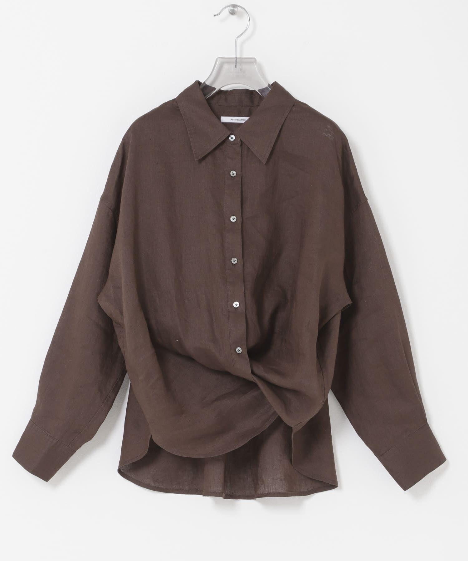 URBAN RESEARCH「リネン2WAYシャツ」|シャツ・ブラウス|