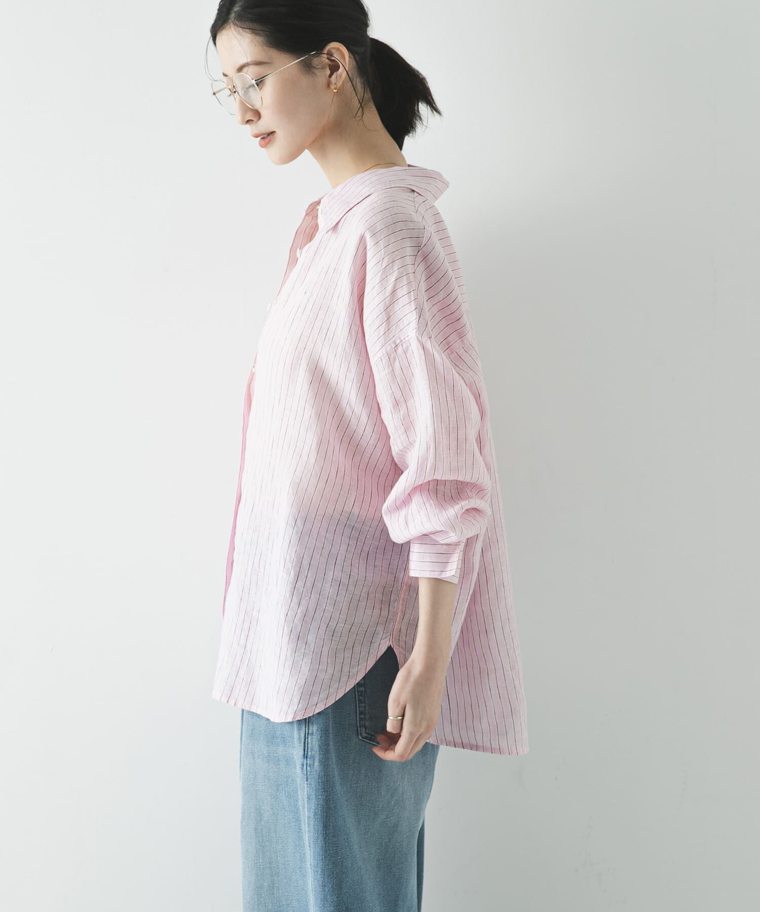 URBAN RESEARCH「リネン2WAYシャツ」|シャツ・ブラウス|