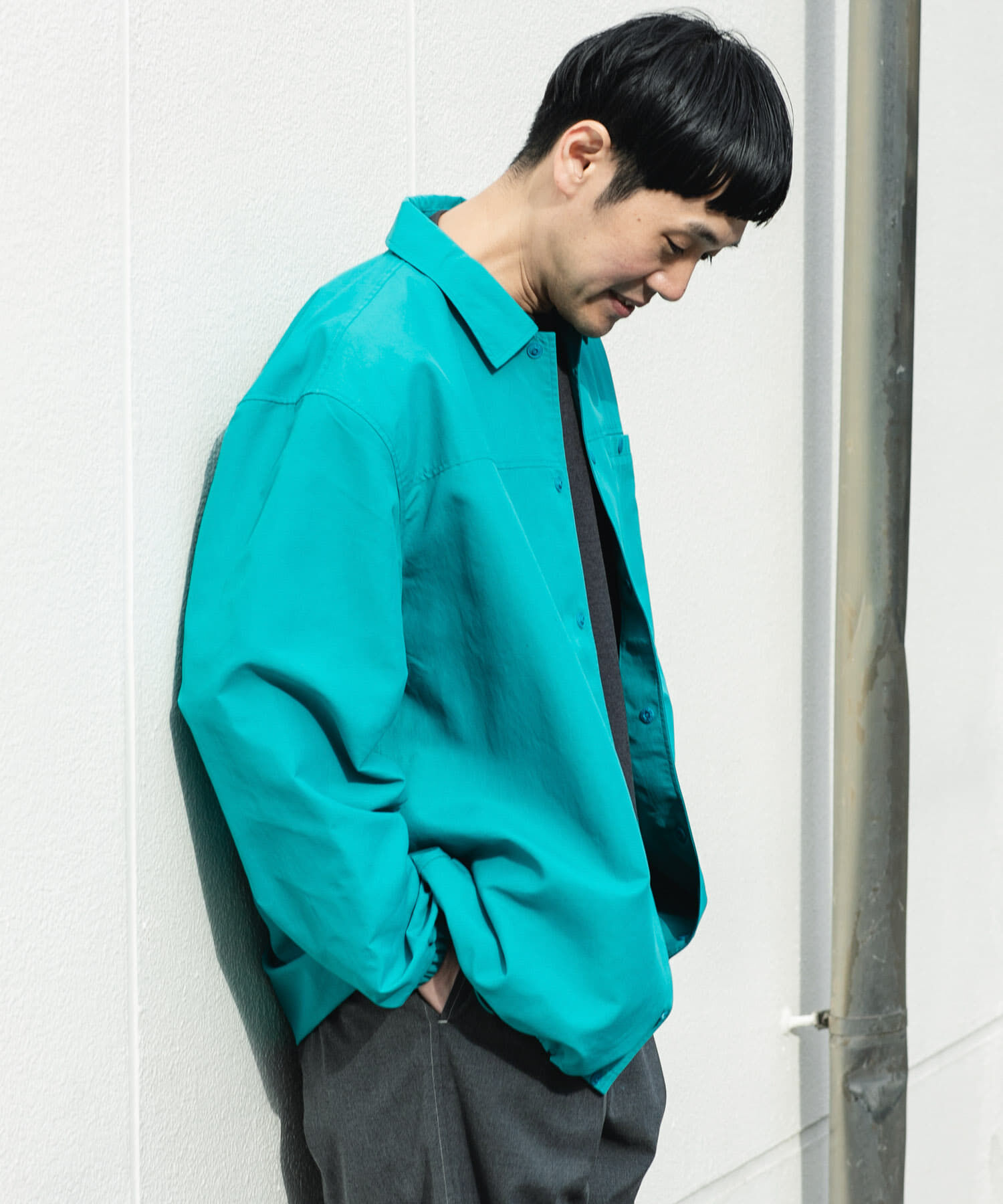 URBAN RESEARCH DOORS「『別注』Marmot&times;DOORS　COACH SHIRTS JACKET」|ノーカラーコート|