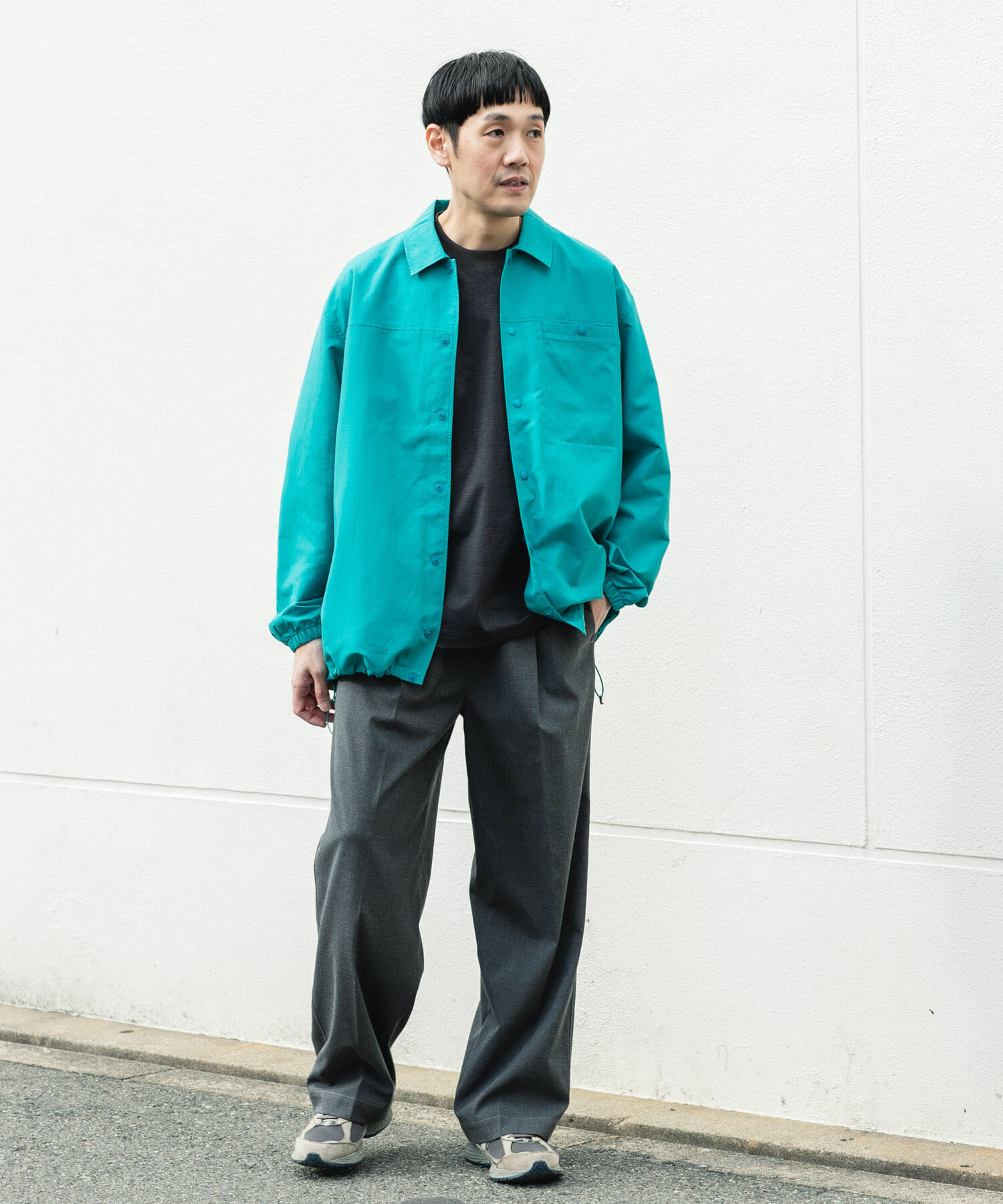 URBAN RESEARCH DOORS「『別注』Marmot&times;DOORS　COACH SHIRTS JACKET」|ノーカラーコート|