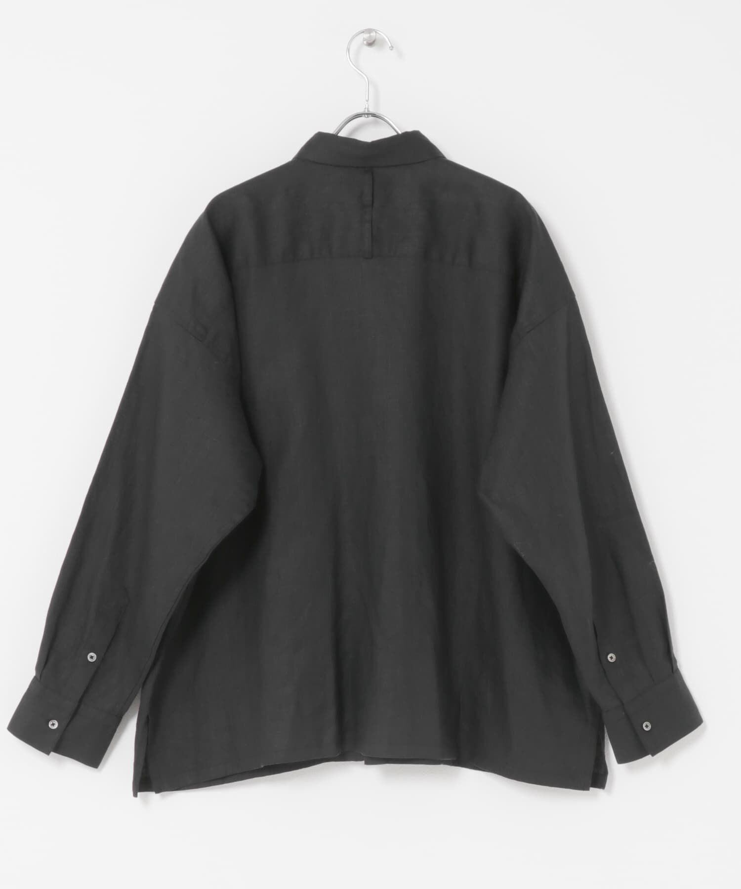 かぐれ「リネンレギュラーボックスシャツ」|シャツ・ブラウス|