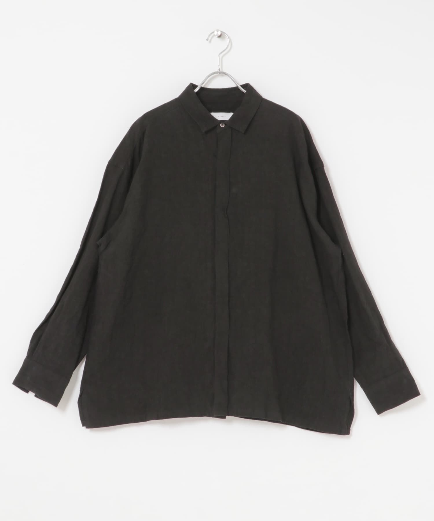 かぐれ「『ユニセックス』ドライリネンボックスシャツ」|シャツ・ブラウス|