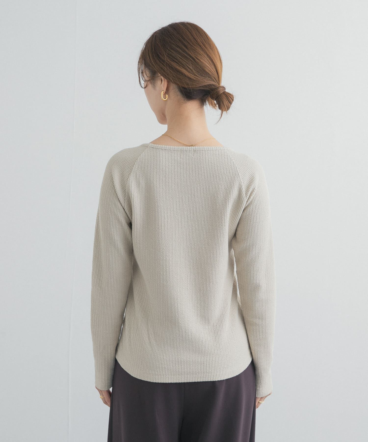 URBAN RESEARCH DOORS「スクエアネックプルオーバー」|Tシャツ・カットソー|