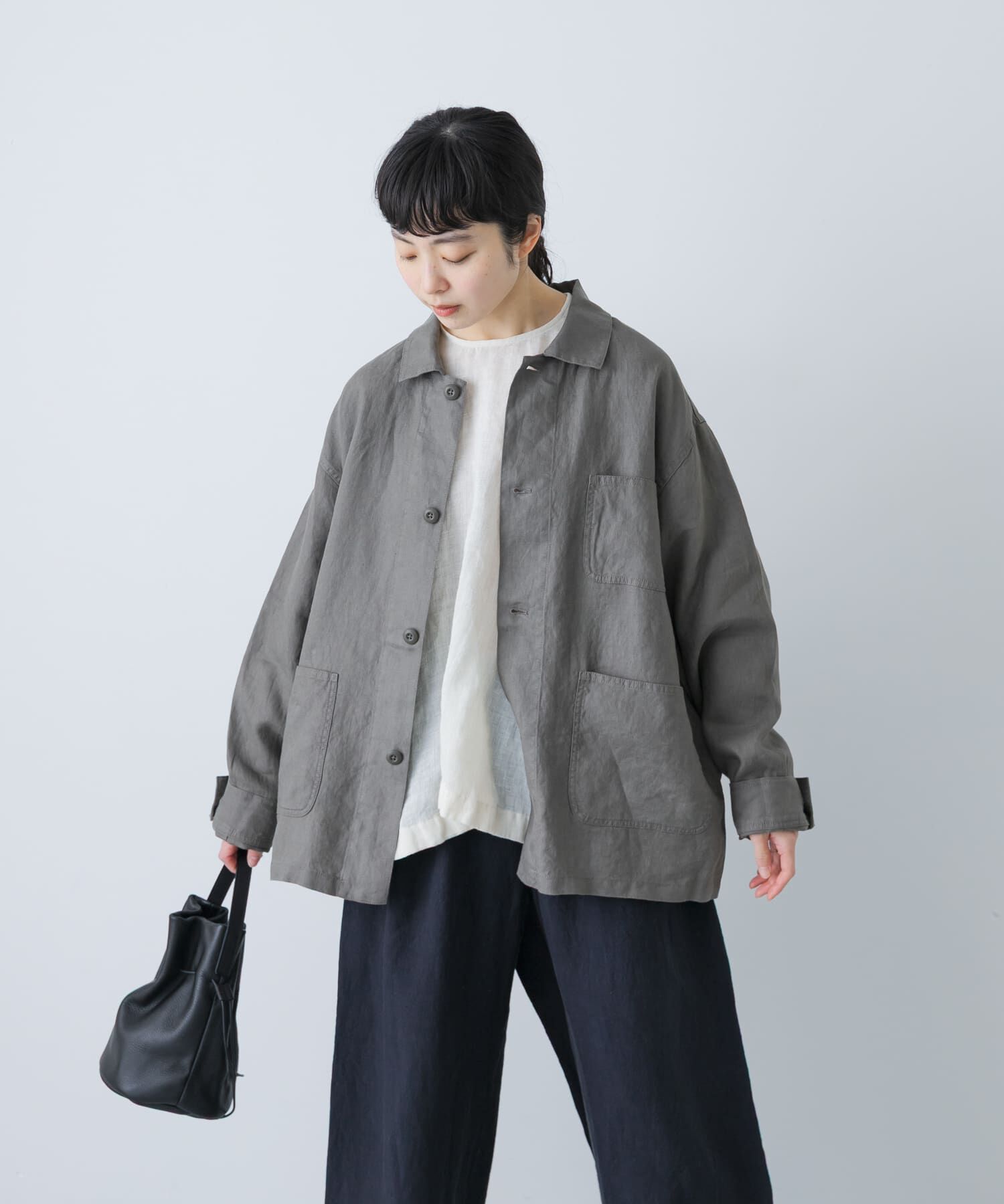 かぐれ「『ユニセックス』リネンカバーオール」|その他|