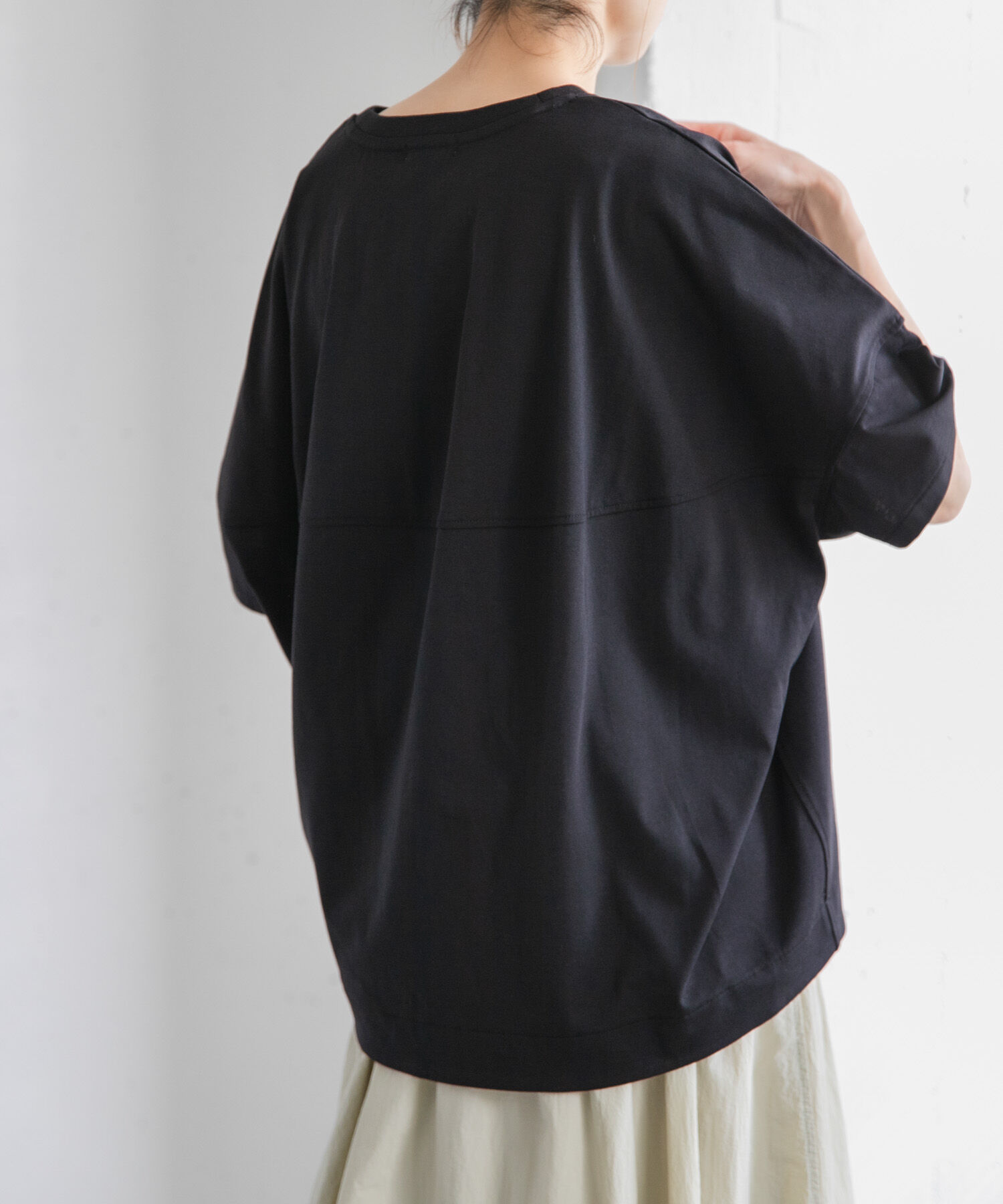 URBAN RESEARCH DOORS「FORK&SPOON　コクーンショートスリーブTシャツ」|Tシャツ・カットソー|