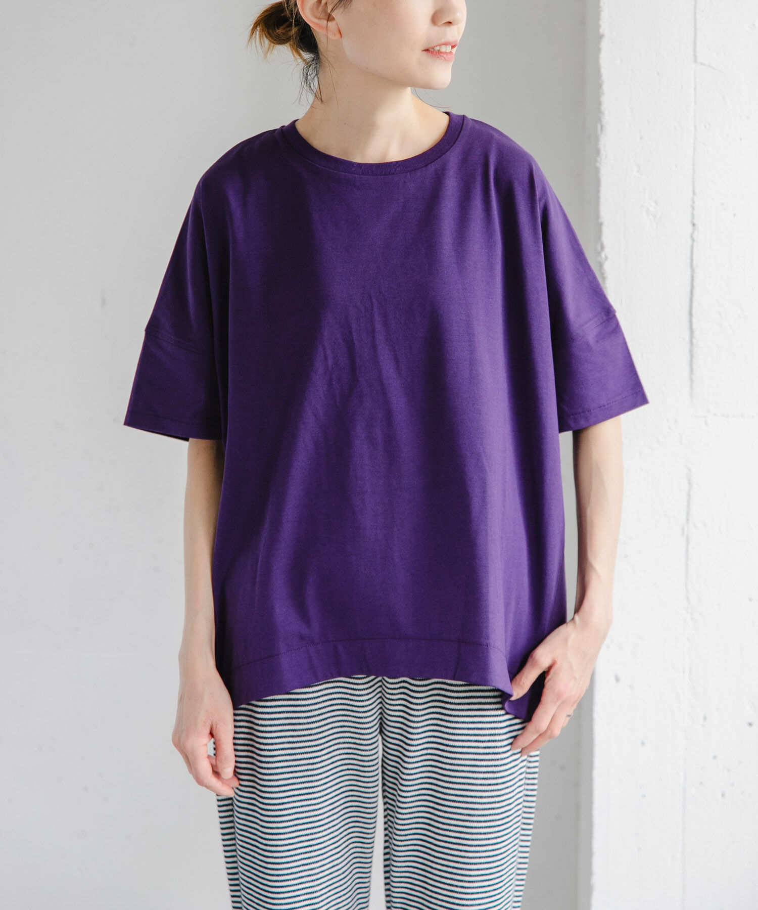 URBAN RESEARCH DOORS「FORK&SPOON　コクーンショートスリーブTシャツ」|Tシャツ・カットソー|