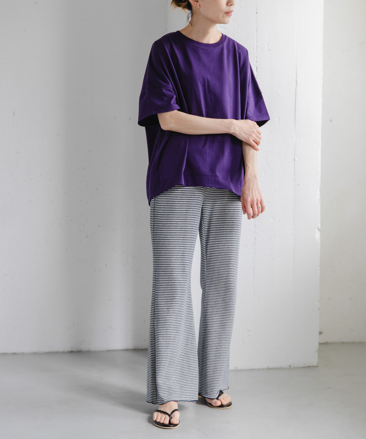 URBAN RESEARCH DOORS「FORK&SPOON　コクーンショートスリーブTシャツ」|Tシャツ・カットソー|