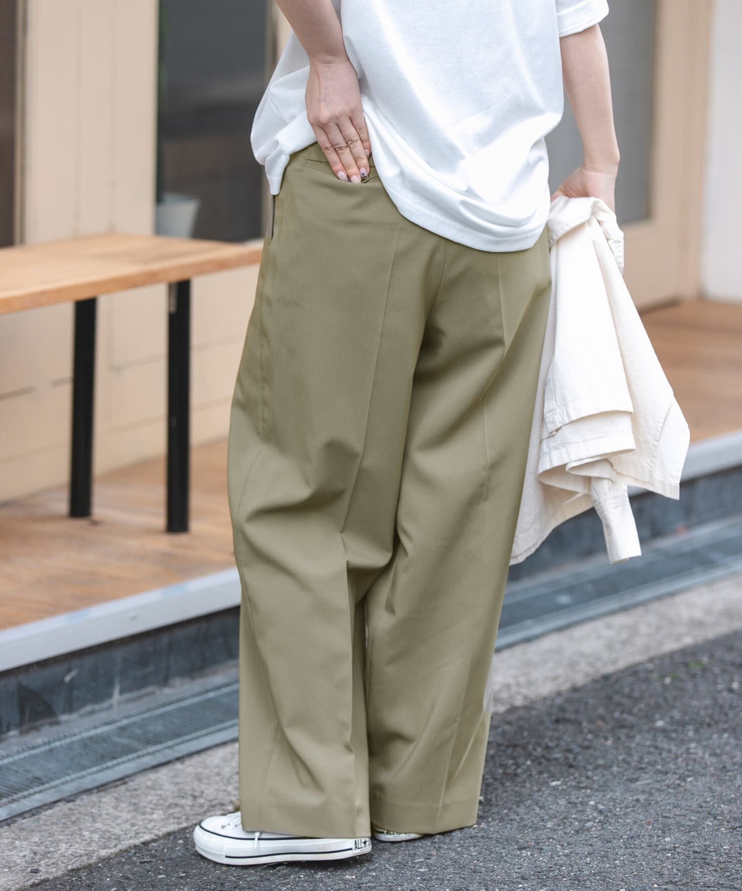 URBAN RESEARCH DOORS「FORK&SPOON　フロントラップパンツ」|その他|