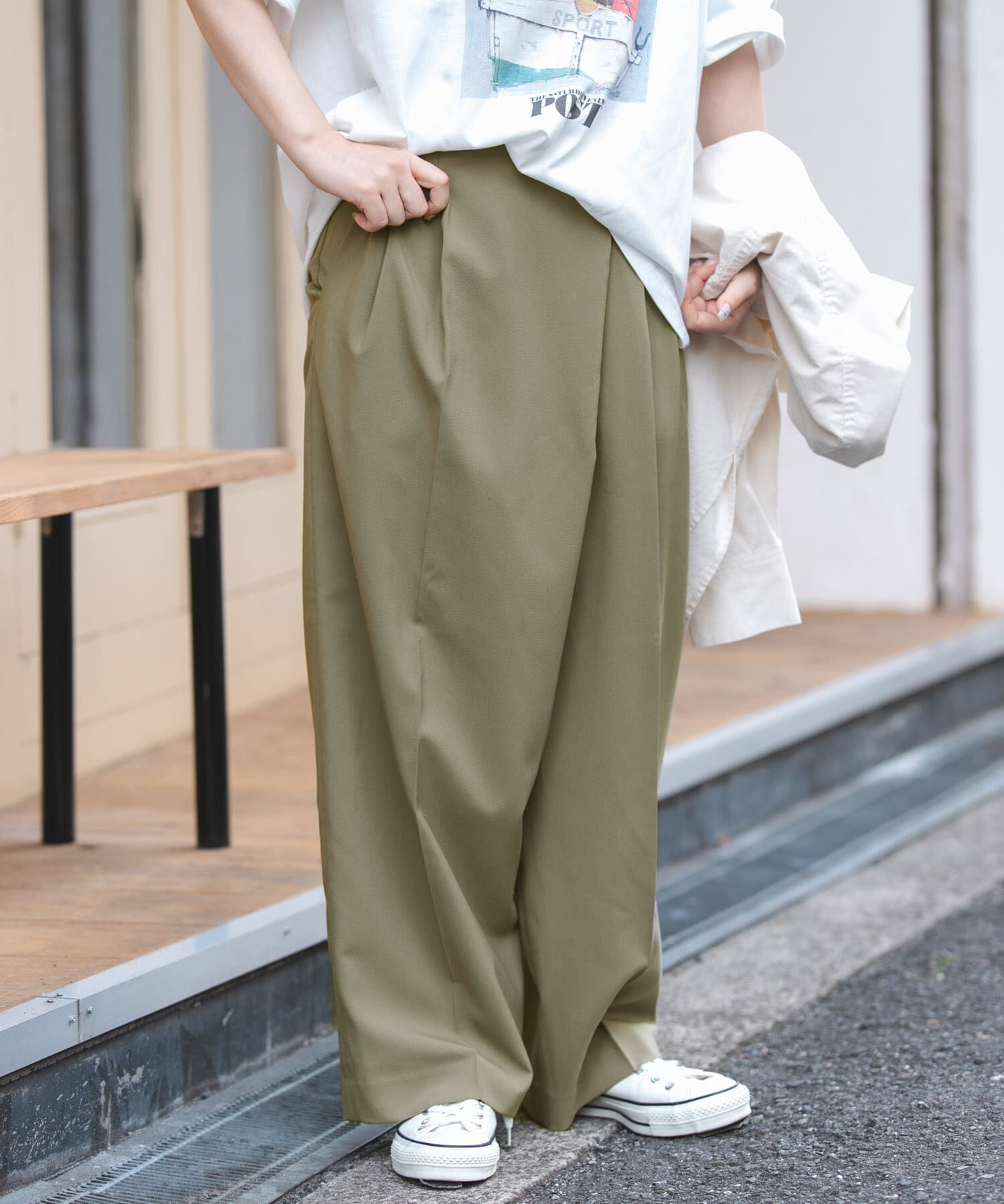 URBAN RESEARCH DOORS「FORK&SPOON　フロントラップパンツ」|その他|