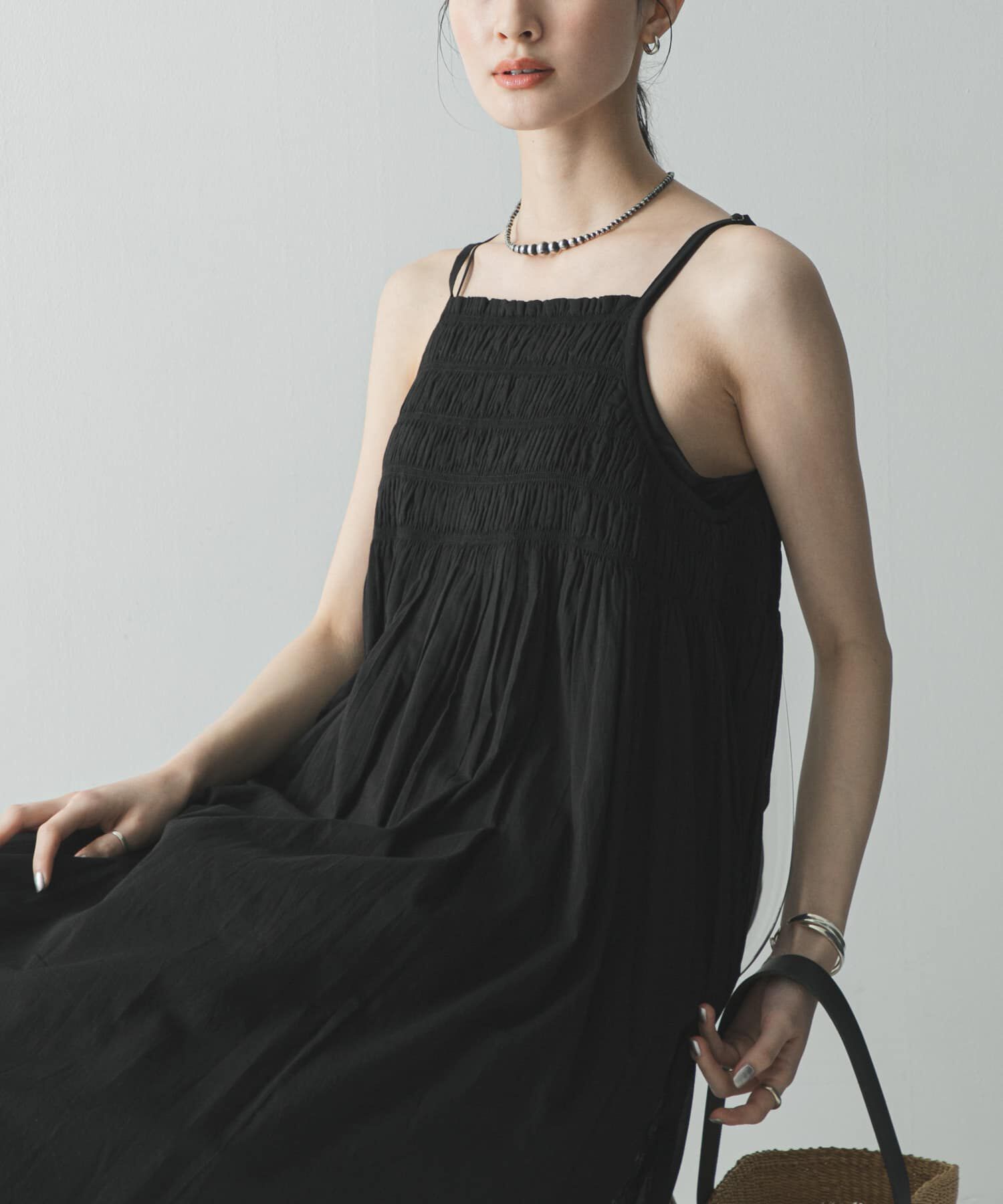 URBAN RESEARCH「コットンギャザーキャミワンピース」|ワンピース|