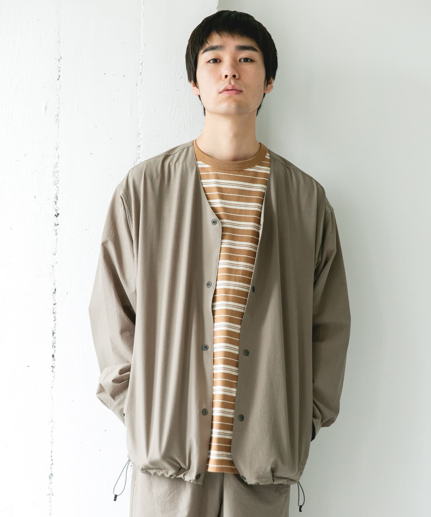 URBAN RESEARCH DOORS「『別注』Marmot&times;DOORS　DOTAIR CARDIGAN SHIRTS」|ノーカラージャケット|
