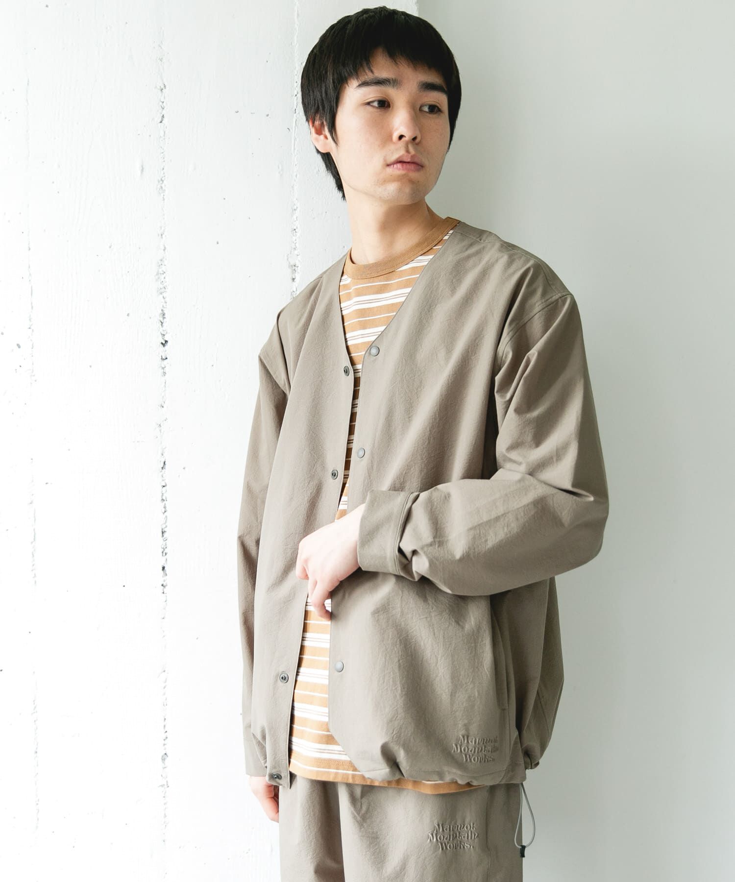 URBAN RESEARCH DOORS「『別注』Marmot&times;DOORS　DOTAIR CARDIGAN SHIRTS」|ノーカラージャケット|