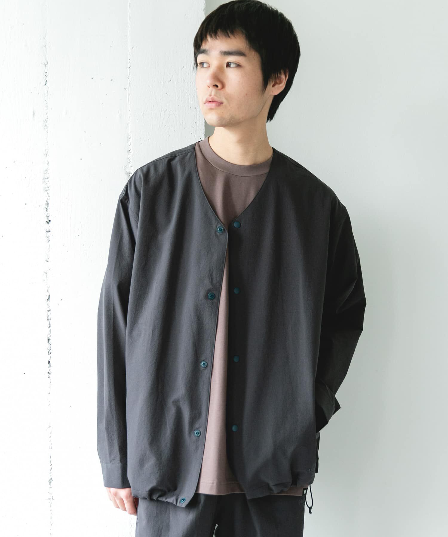 URBAN RESEARCH DOORS「『別注』Marmot&times;DOORS　DOTAIR CARDIGAN SHIRTS」|ノーカラージャケット|