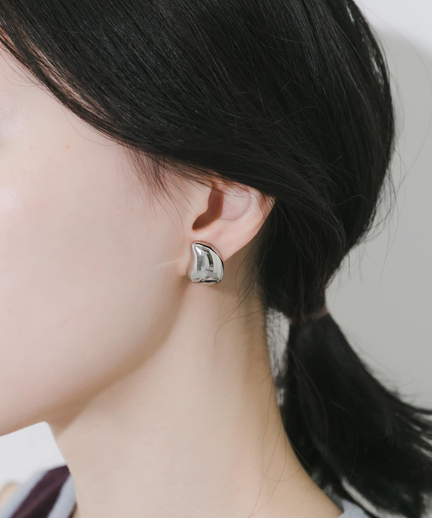 SMELLY「ニュアンスドロップイヤリング」|イヤリング|シルバー