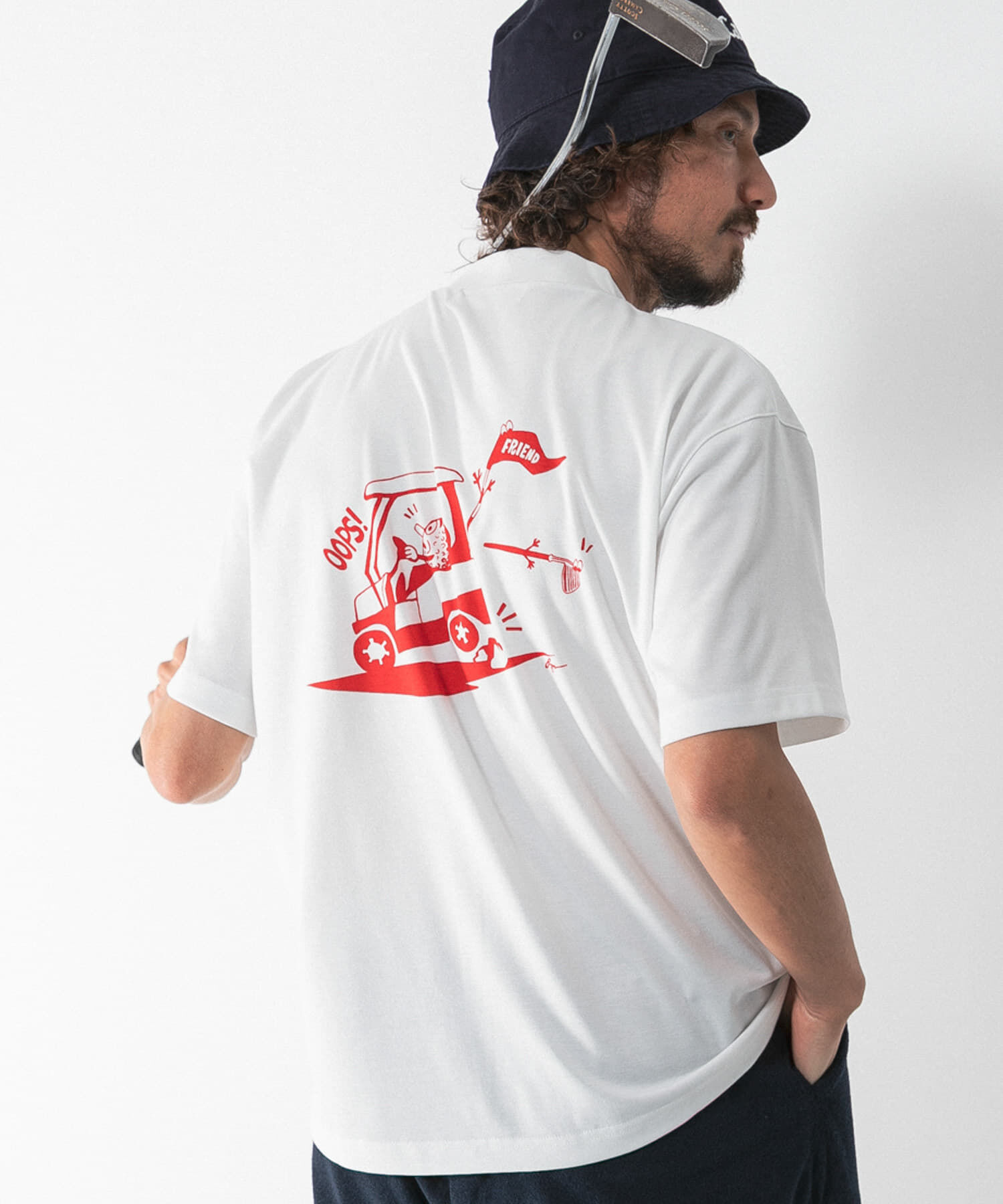 Sonny Label 「OOPS&times;RYUAMBE　コラボモックネックTシャツ」|Tシャツ・カットソー|