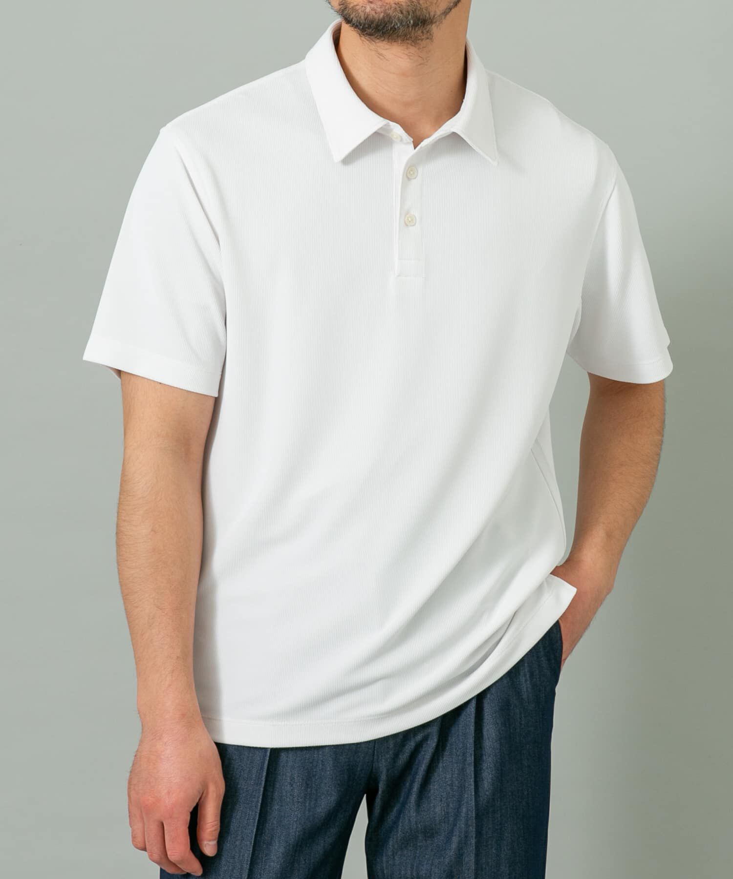 URBAN RESEARCH ROSSO「『XLｻｲｽﾞあり』『ｲｰｼﾞｰｹｱ / 接触冷感 / 速乾』ﾊｲﾊﾟﾌｫｰ  」|ポロシャツ|