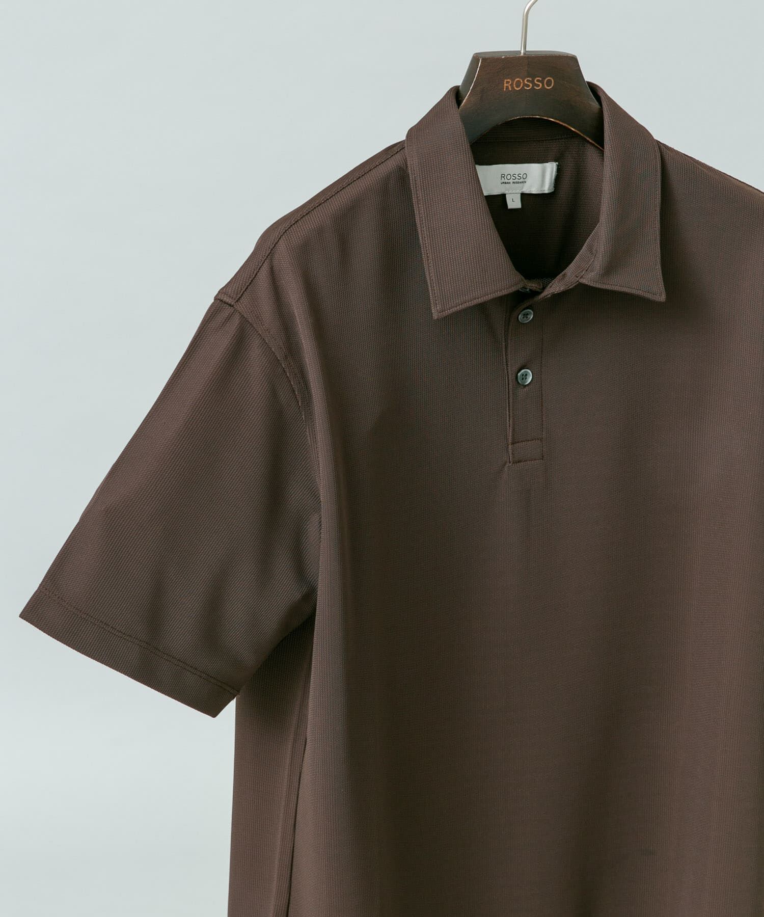URBAN RESEARCH ROSSO「『XLｻｲｽﾞあり』『ｲｰｼﾞｰｹｱ / 接触冷感 / 速乾』ﾊｲﾊﾟﾌｫｰ  」|ポロシャツ|ブラウン