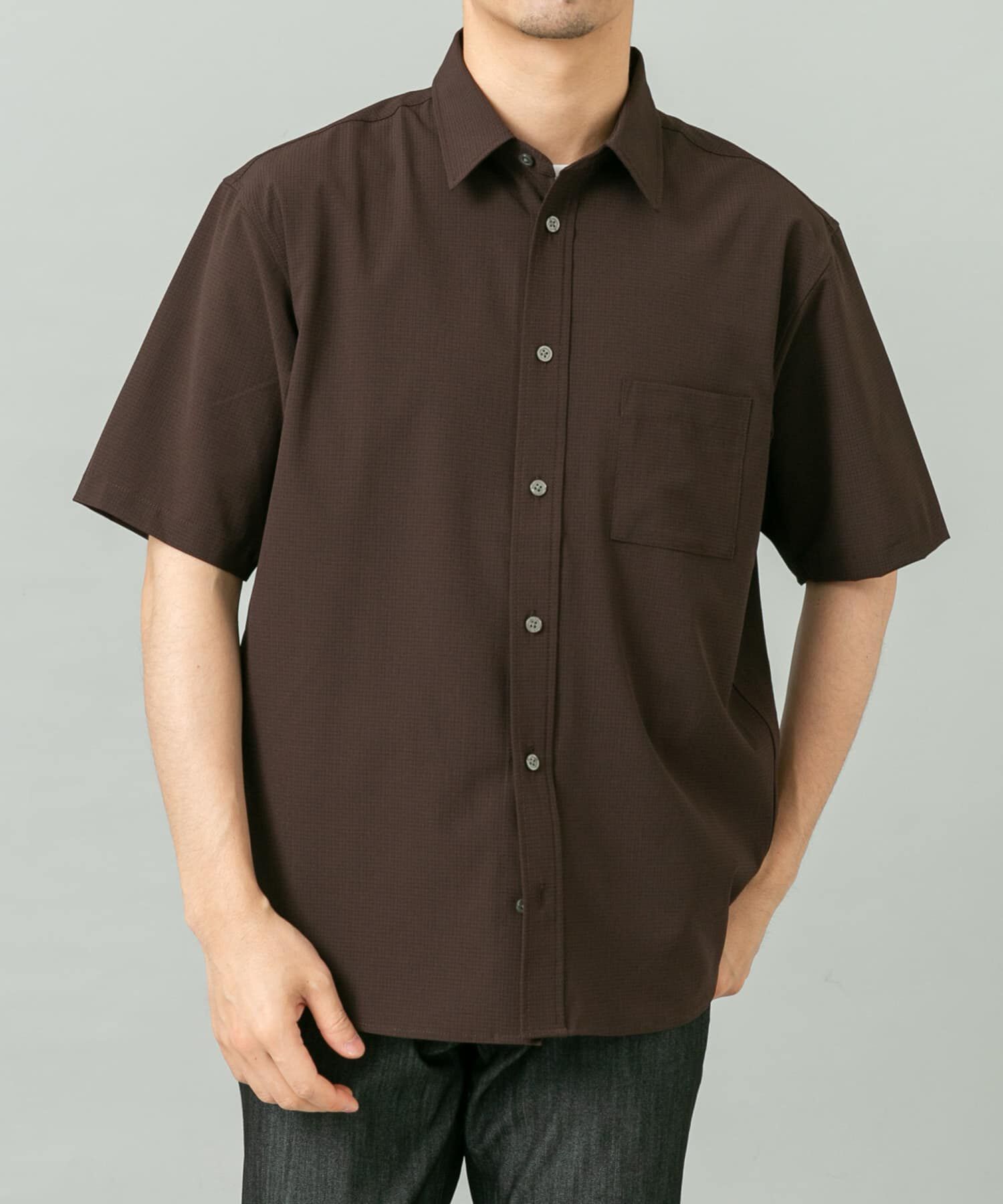 URBAN RESEARCH ROSSO「『WEB限定』『XLｻｲｽﾞあり』『吸水速乾』Air Stretch ﾚｷﾞｭﾗｰｶﾗｰ  」|シャツ・ブラウス|