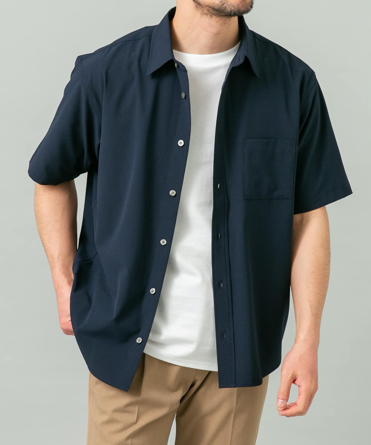 URBAN RESEARCH ROSSO「『WEB限定』『XLｻｲｽﾞあり』『吸水速乾』Air Stretch ﾚｷﾞｭﾗｰｶﾗｰ  」|シャツ・ブラウス|