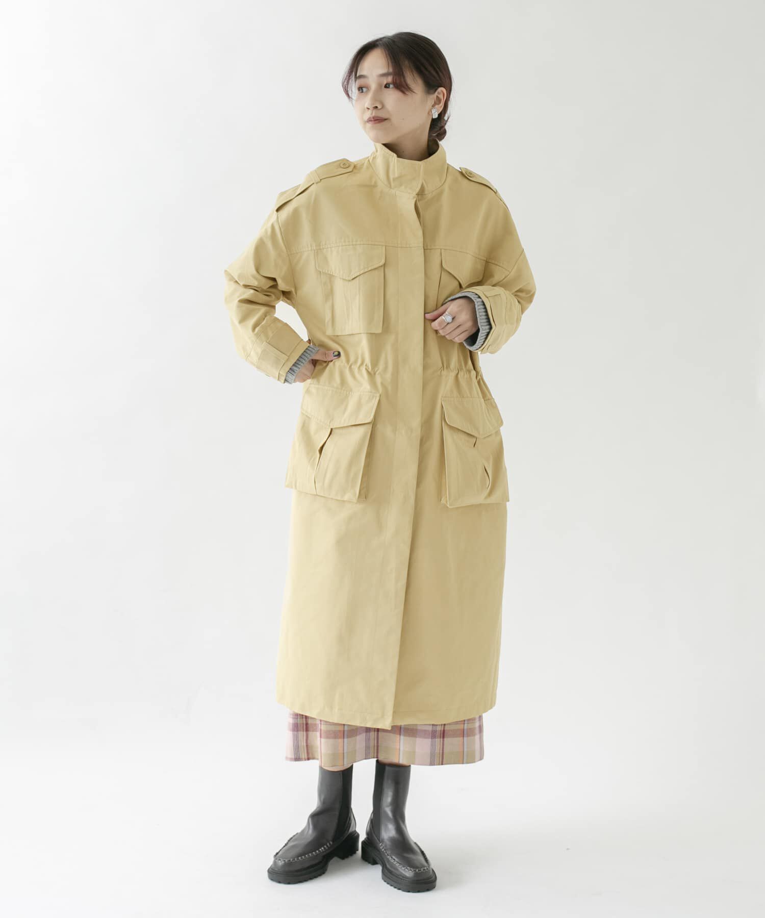  「ドロストミリタリーコート」|ミリタリージャケット|