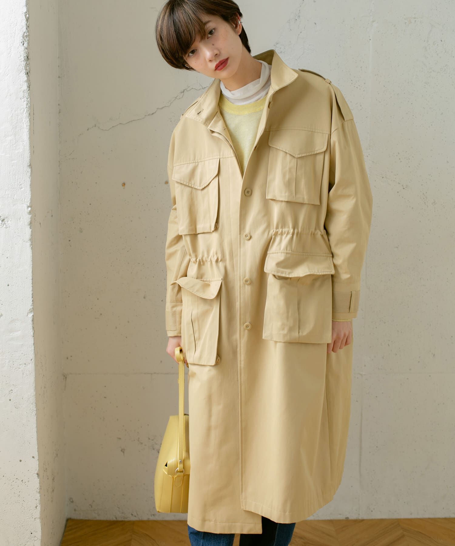  「ドロストミリタリーコート」|ミリタリージャケット|