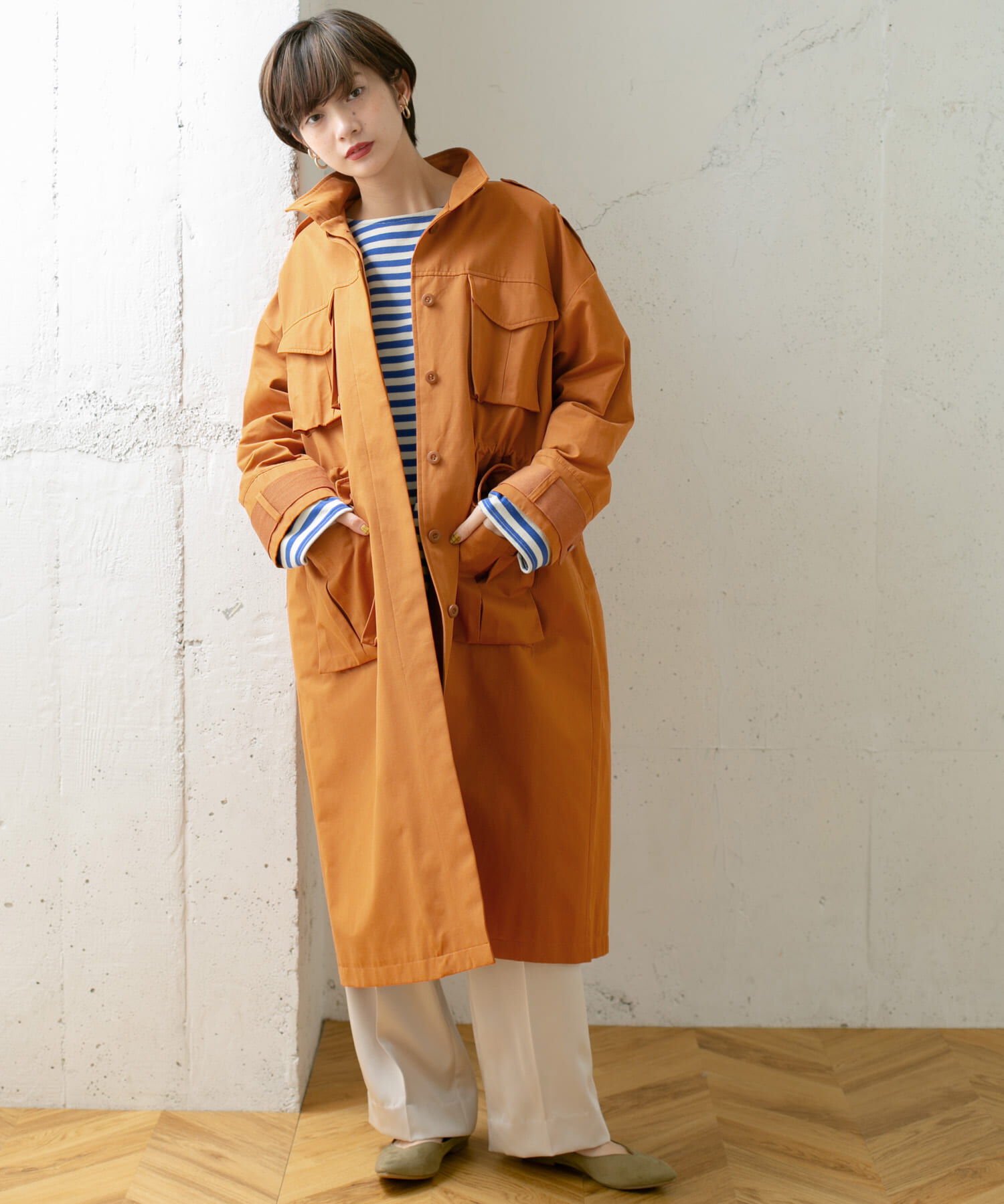  「ドロストミリタリーコート」|ミリタリージャケット|