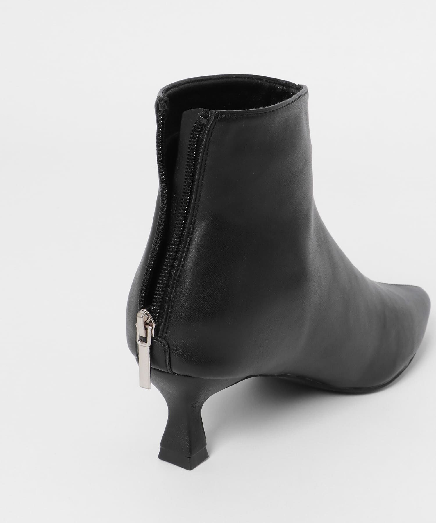  「ポインテッドトゥストレッチブーティー」|ショートブーツ|