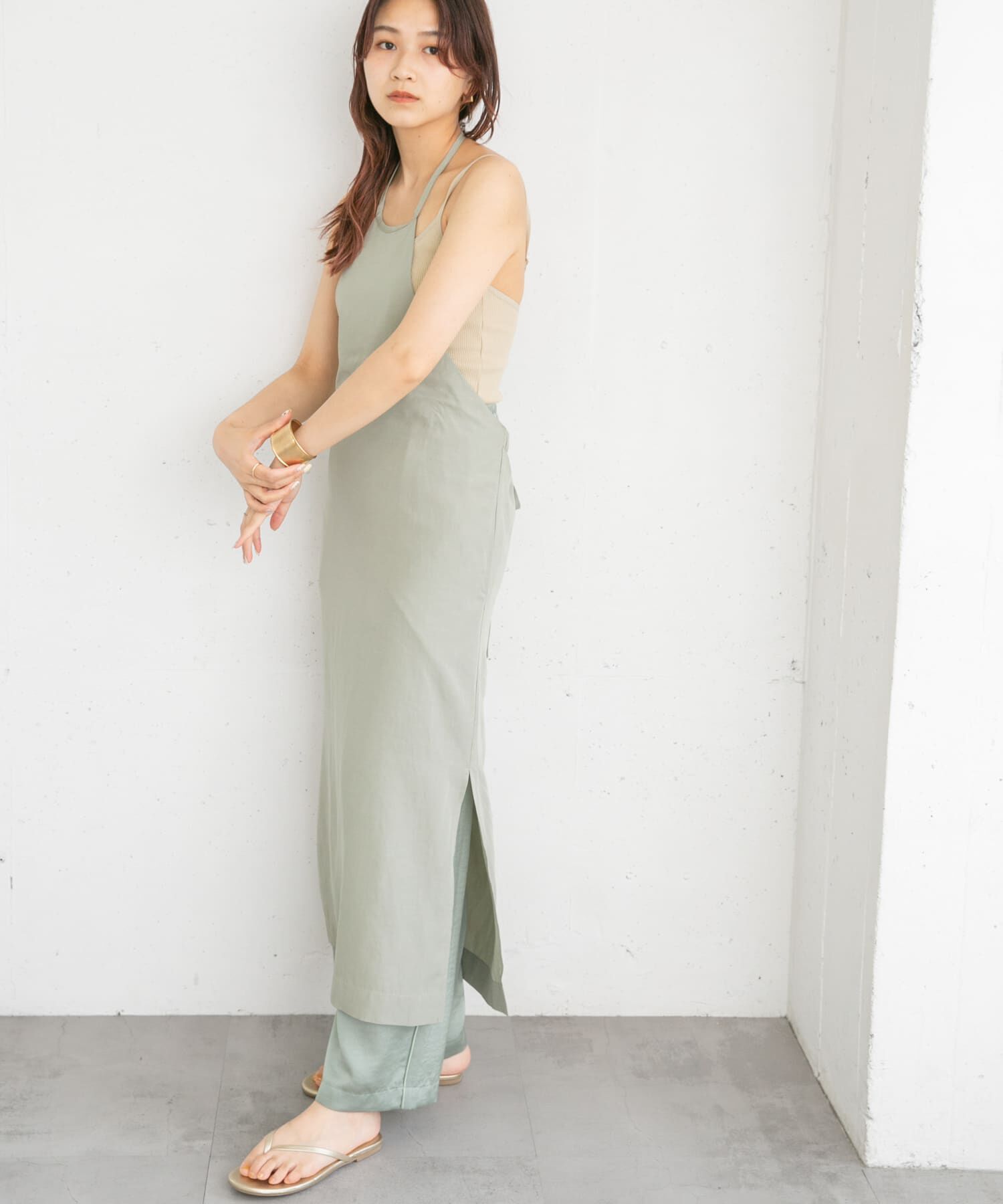  「エプロンワンピース」|ワンピース|