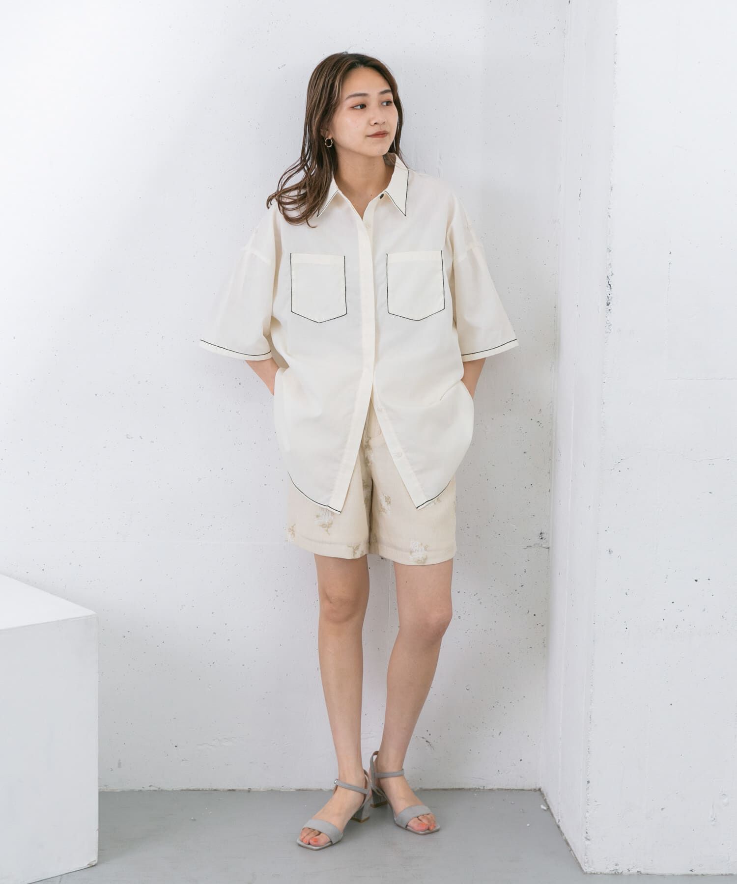  「エンブロイダリーショートパンツ」|その他|