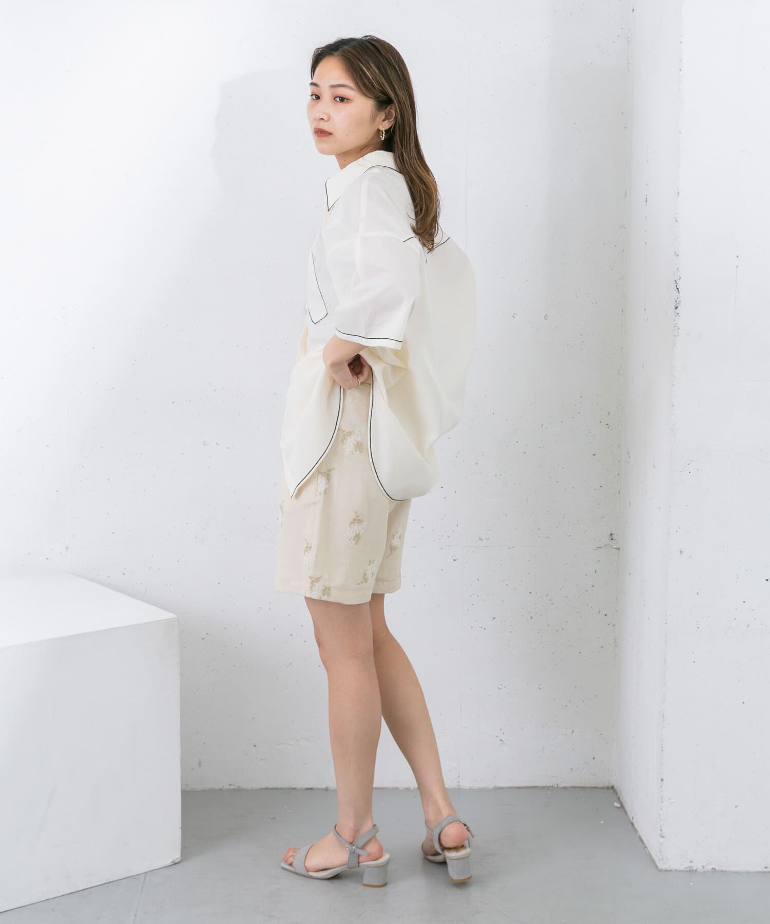  「エンブロイダリーショートパンツ」|その他|