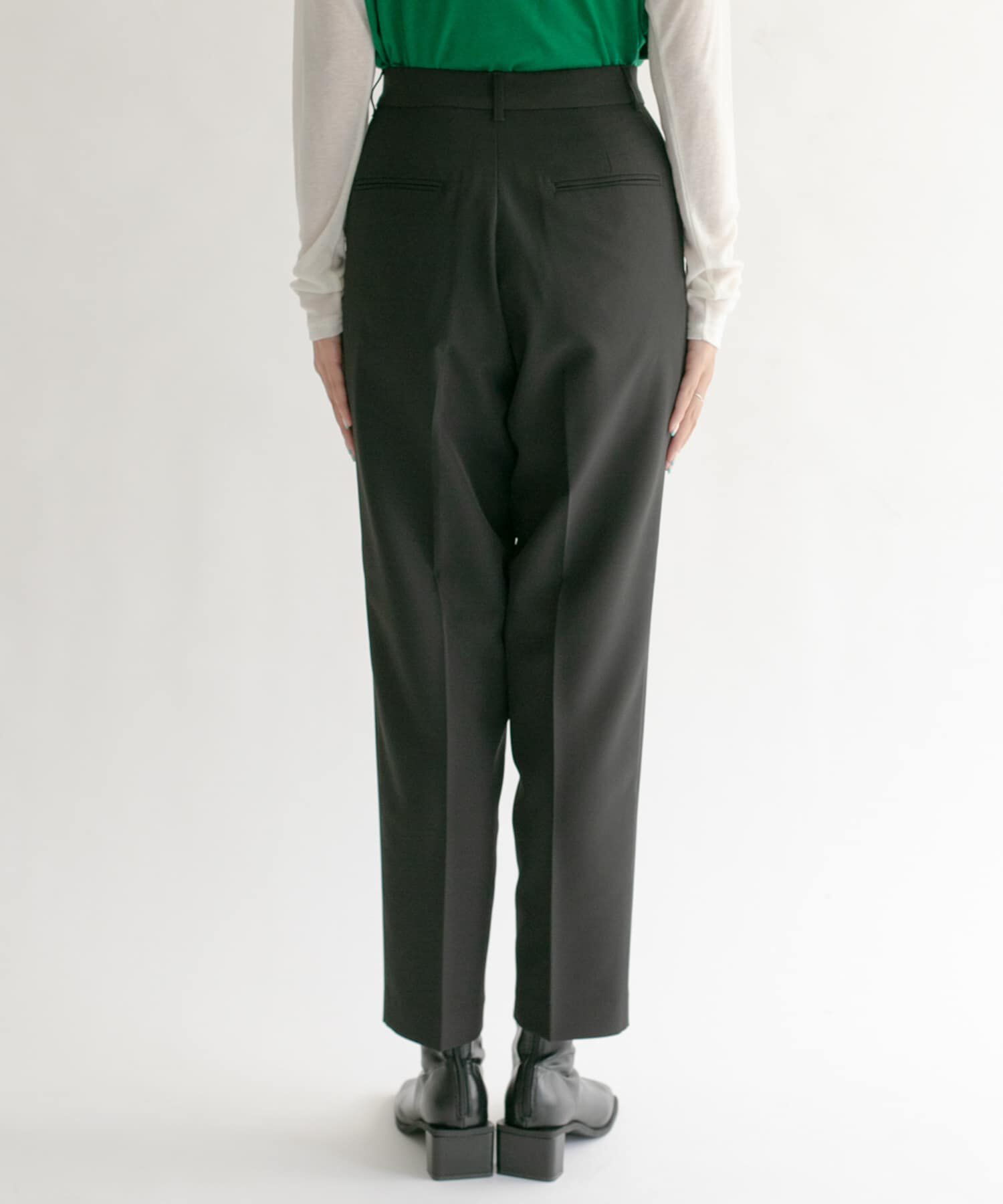  「illi　ワンタックスリムテーパードパンツ」|その他|