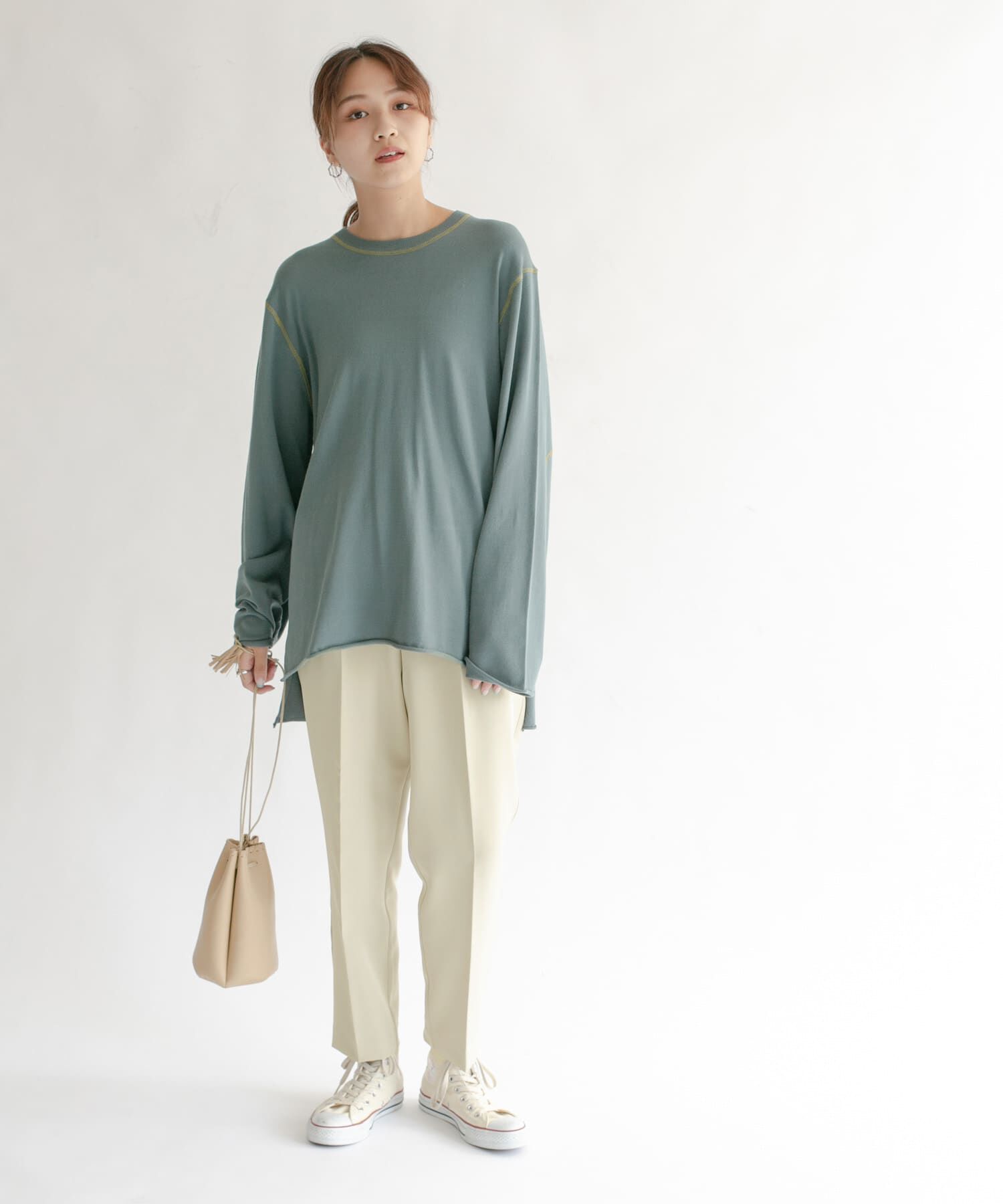  「illi　ワンタックスリムテーパードパンツ」|その他|