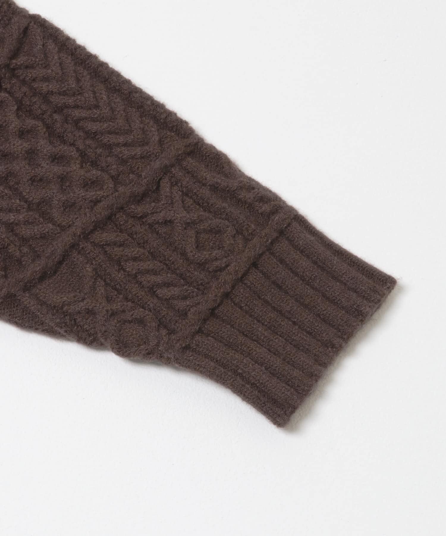  「MIXケーブルショートニット」|ニット・セーター|