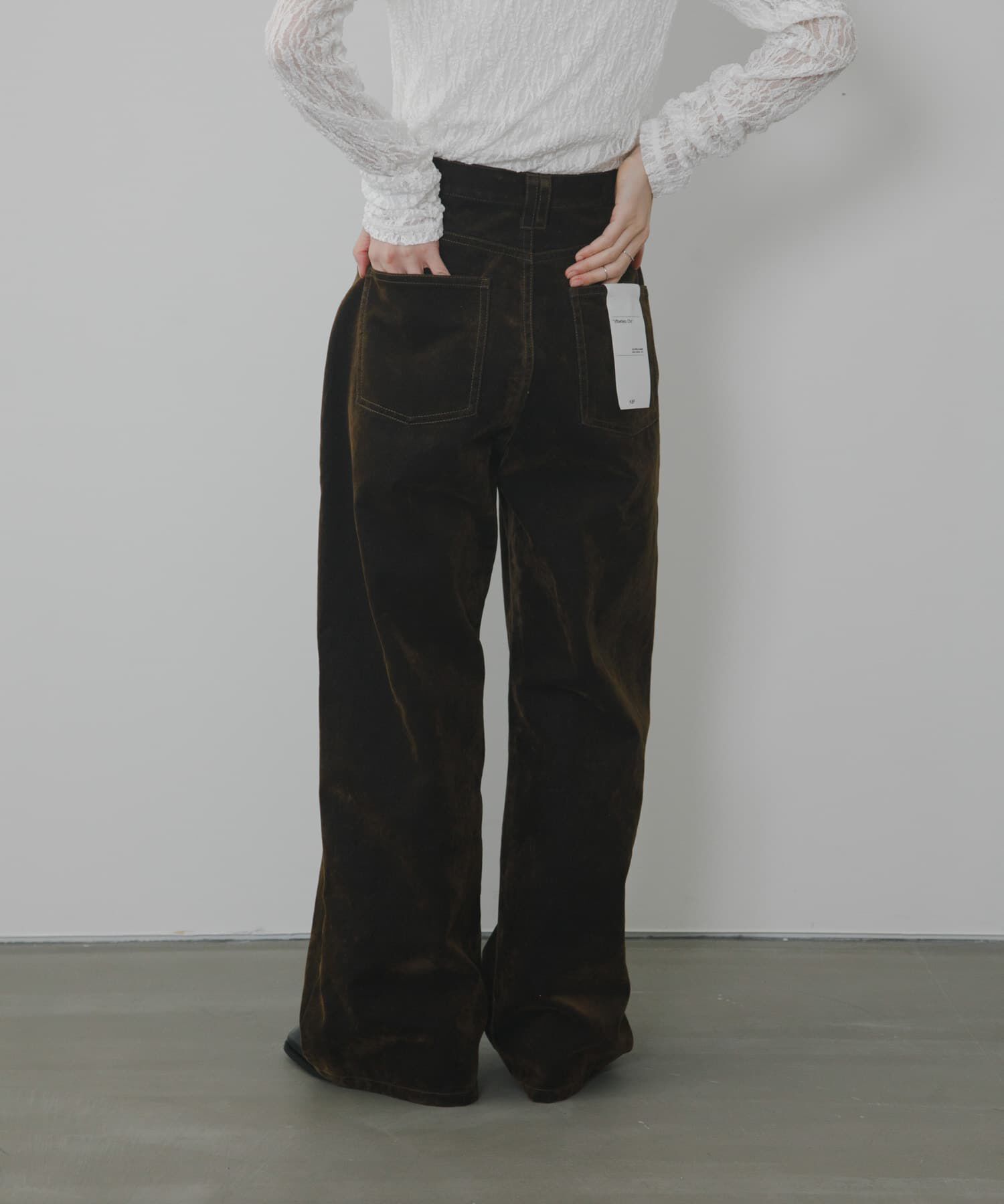  「『2サイズ展開』フロントパネルデザインデニム」|デニム|