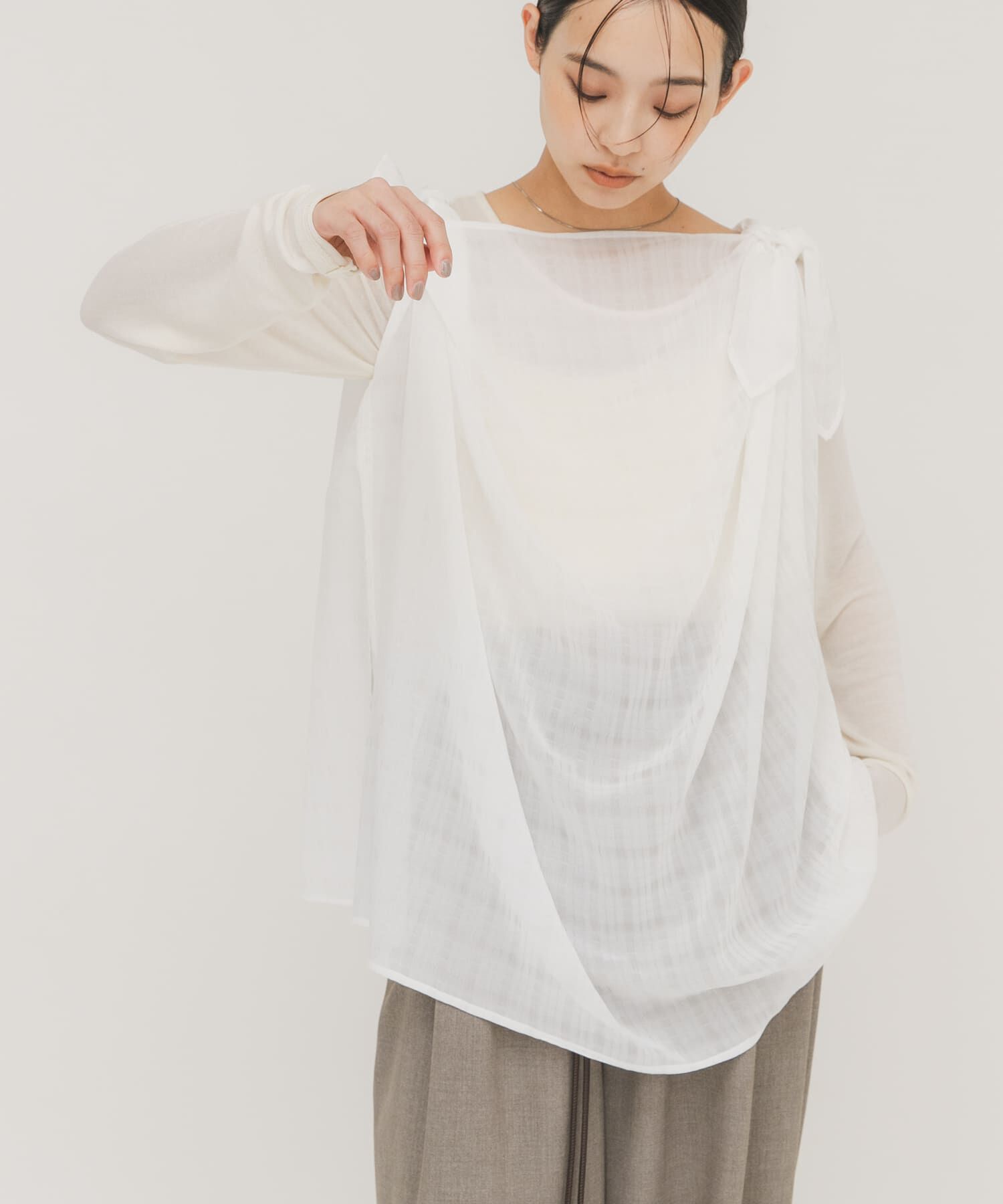  「マルチWAYトップス」|その他|オフホワイト