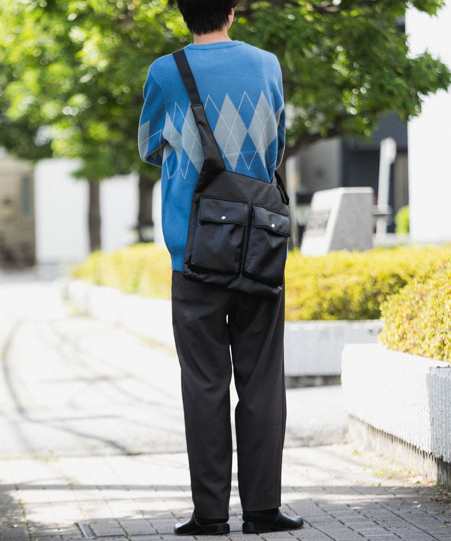 SENSE OF PLACE by URBAN RESEARCH「アーガイルクルーネックセーター」|ニット・セーター|