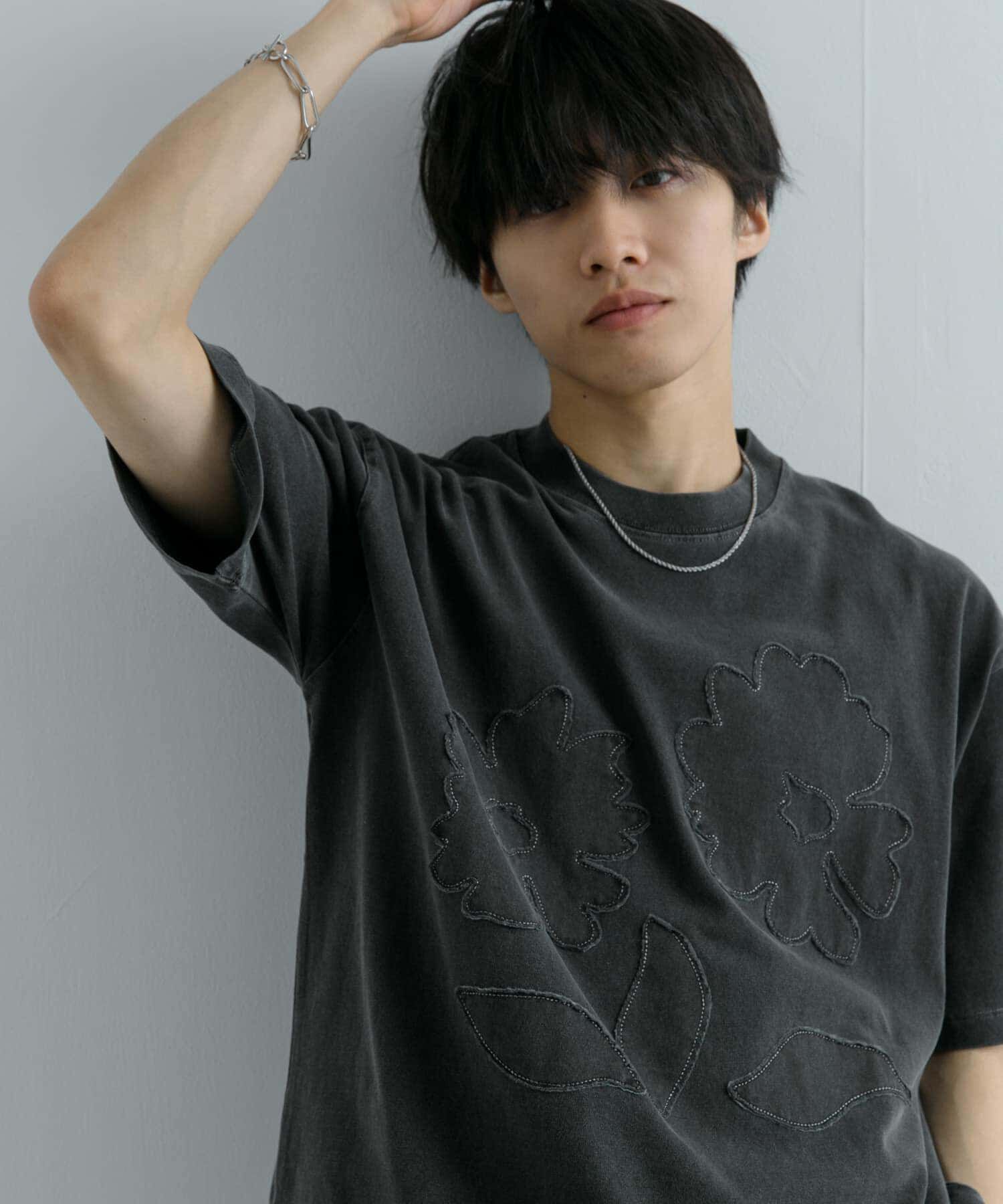 SENSE OF PLACE by URBAN RESEARCH「『ユニセックス』フェードポップアートフラワーTシャツ(5分袖)」|Tシャツ・カットソー|