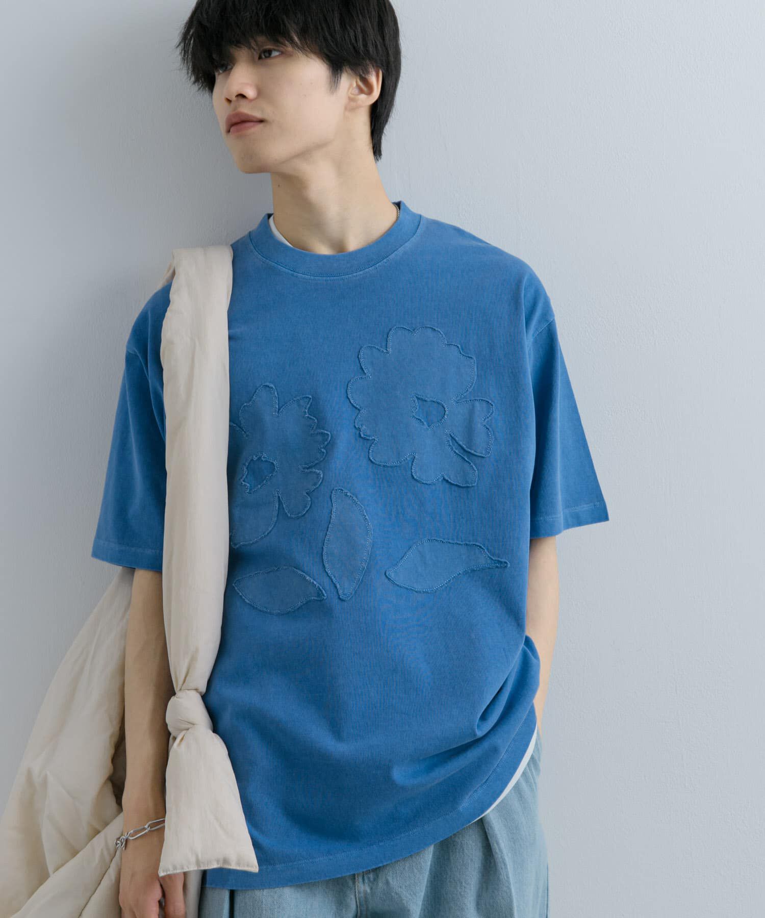SENSE OF PLACE by URBAN RESEARCH「『ユニセックス』フェードポップアートフラワーTシャツ(5分袖)」|Tシャツ・カットソー|