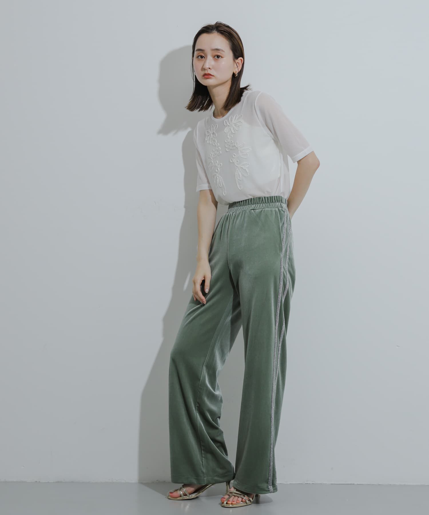 SENSE OF PLACE by URBAN RESEARCH「コードシシュウカットトップ」|Tシャツ・カットソー|